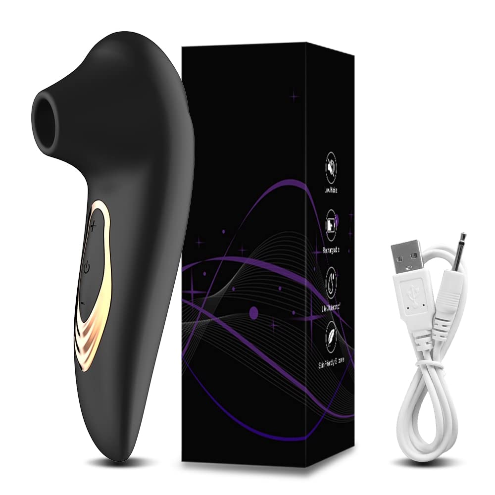 Premium Clit Sucker Vibrator for Women - 9 Powerful Suction Modes & Nipple Stimulation | Rechargeable Adult Sex Toy for Couples & Solo Play | Black Gift Box Included | Perfect for Sensual Massage & Enhanced Intimacy