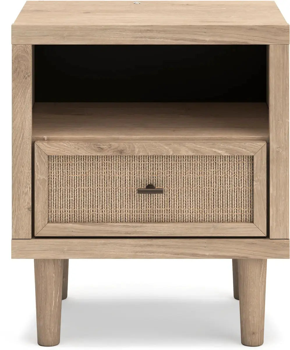 Modern Nightstand with Drawer - Cielden B1199 Bedside Table for Bedroom, Living Room, or Office - Stylish Storage End Table with Solid Wood Frame