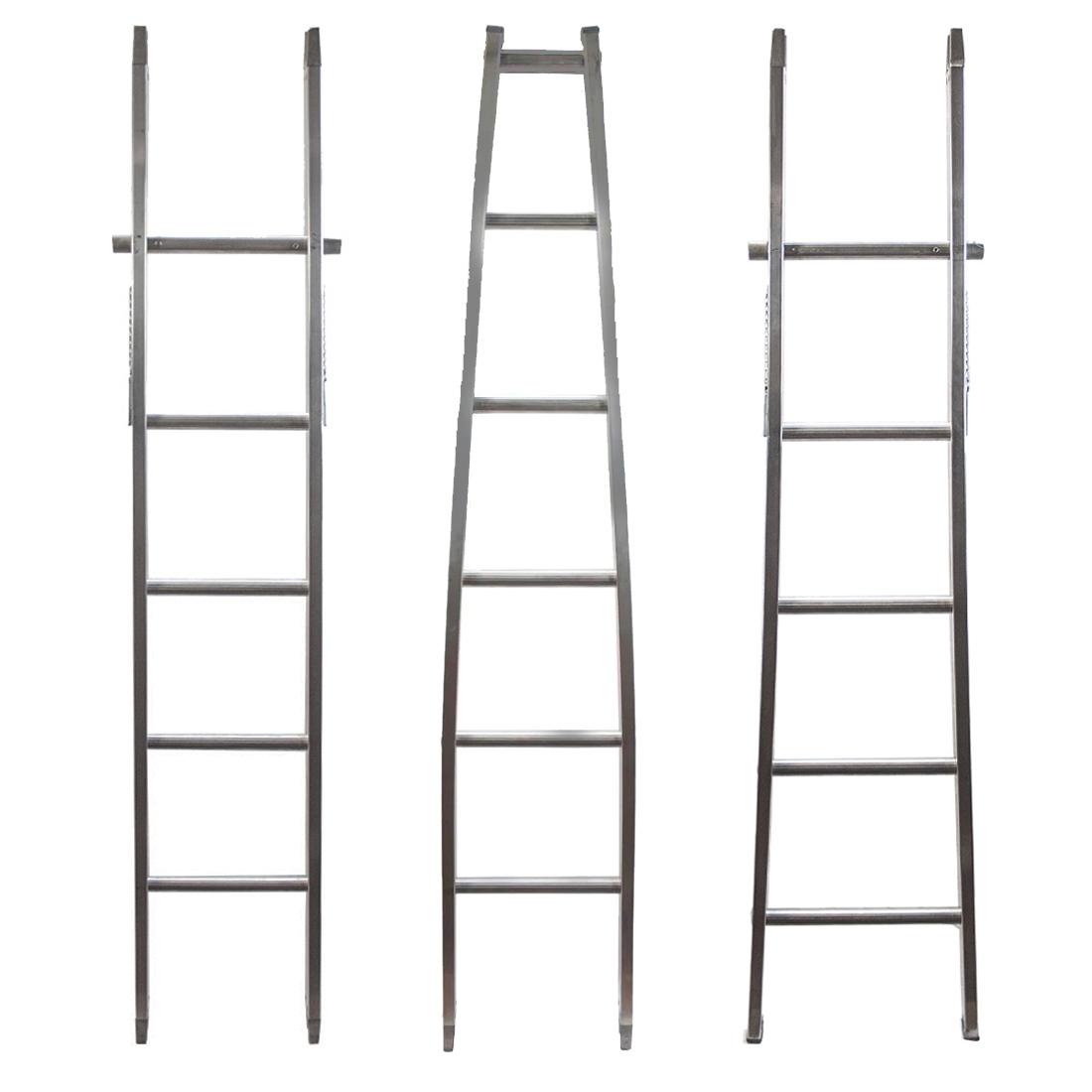 16FT Metallic Ladder Unloaded Kit - Heavy Duty Extension Ladder for Home Improvement, Roofing & Construction Work