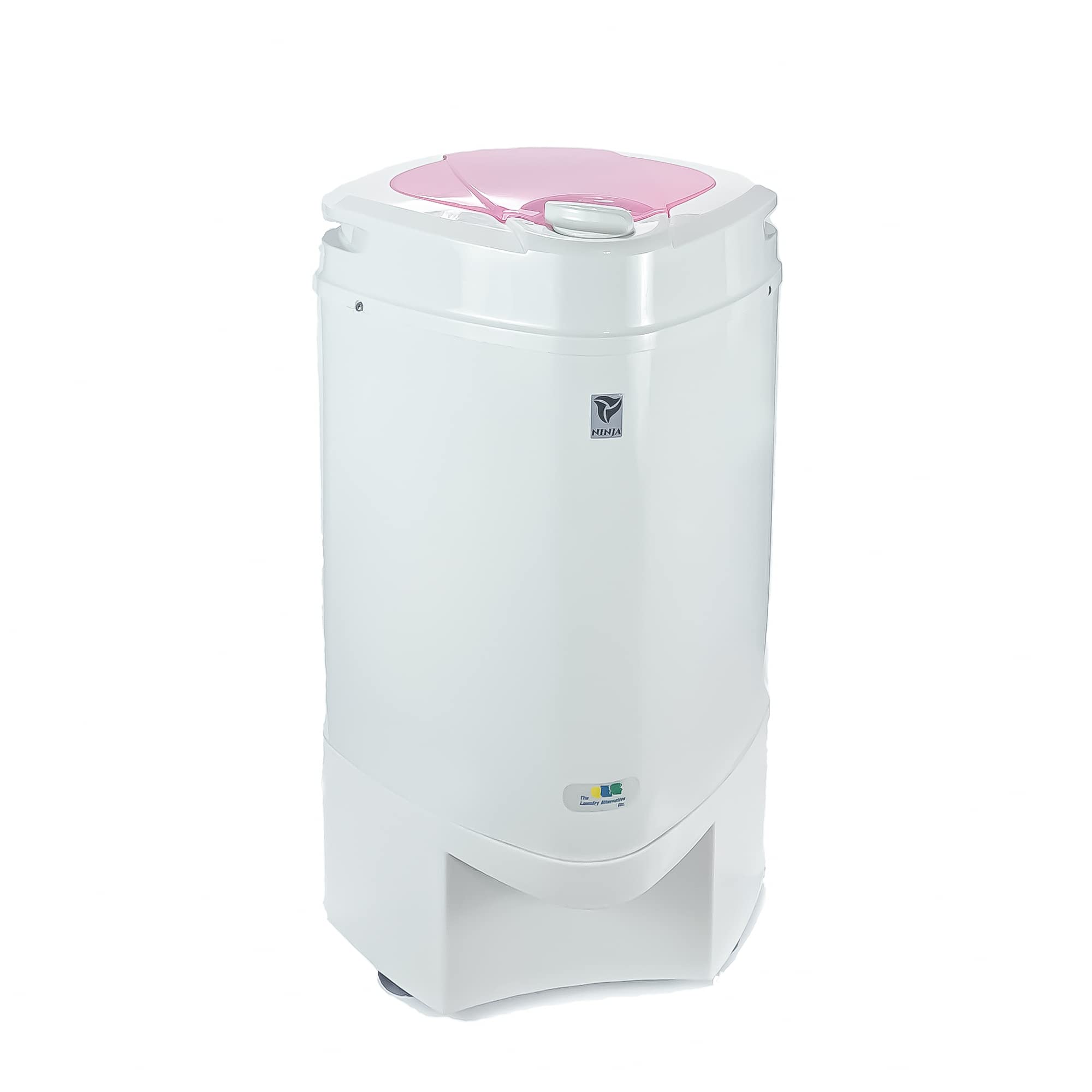 Ninja Spin Dryer - 3200 RPM Portable Clothes Dryer with High-Tech Suspension System - Compact Laundry Solution for Apartments, RV Travel & Camping - Fast Drying for Delicates, Swimwear & Activewear (Rose)
