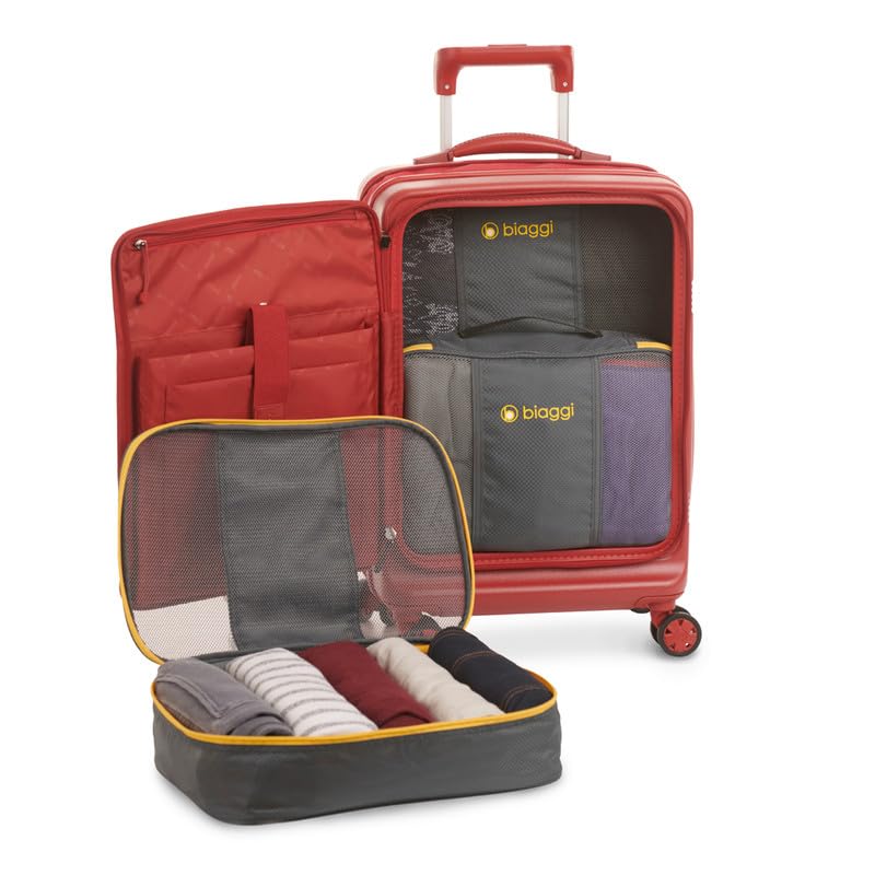 Biaggi ZIPCUBES 3-Pack Travel Packing Cubes - Lightweight Luggage Organizers for Men & Women | Perfect for Suitcase Organization, Business Trips & Vacation Packing