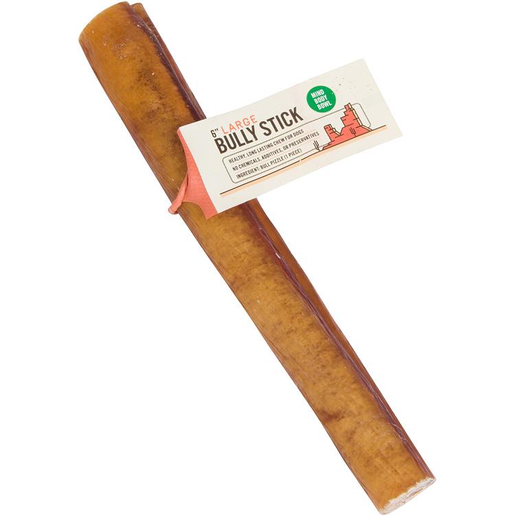 Premium 6-Pack Large Bully Sticks for Dogs - Natural Long-Lasting Chew Treats for Aggressive Chewers - Perfect for Training, Teething & Dental Health