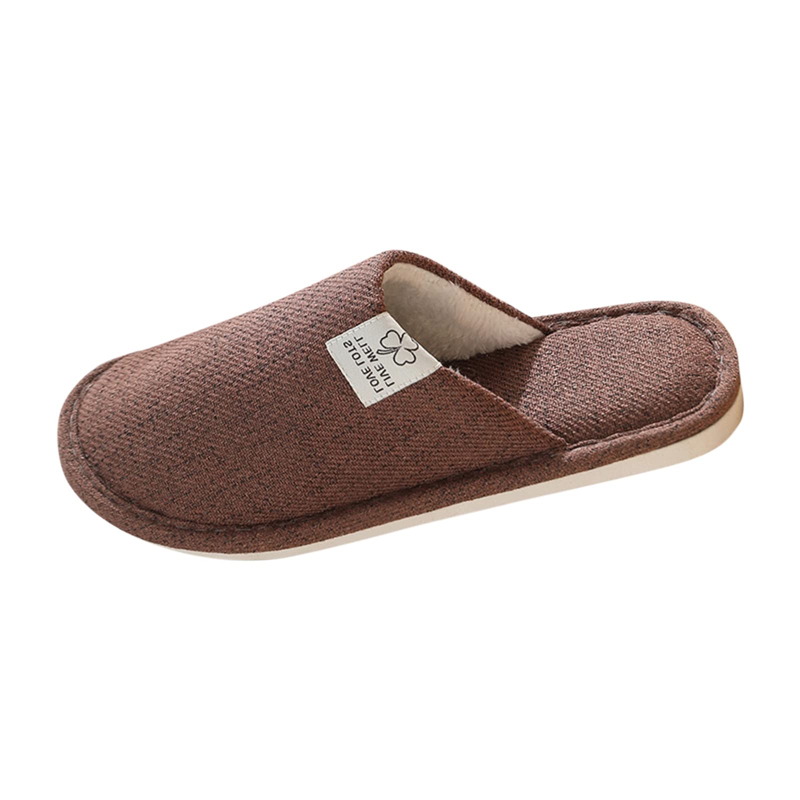 Men's Plush House Slippers Size 11 - Soft Sole Warm Indoor Slippers for Men - Perfect for Home, Lounge & Winter Comfort