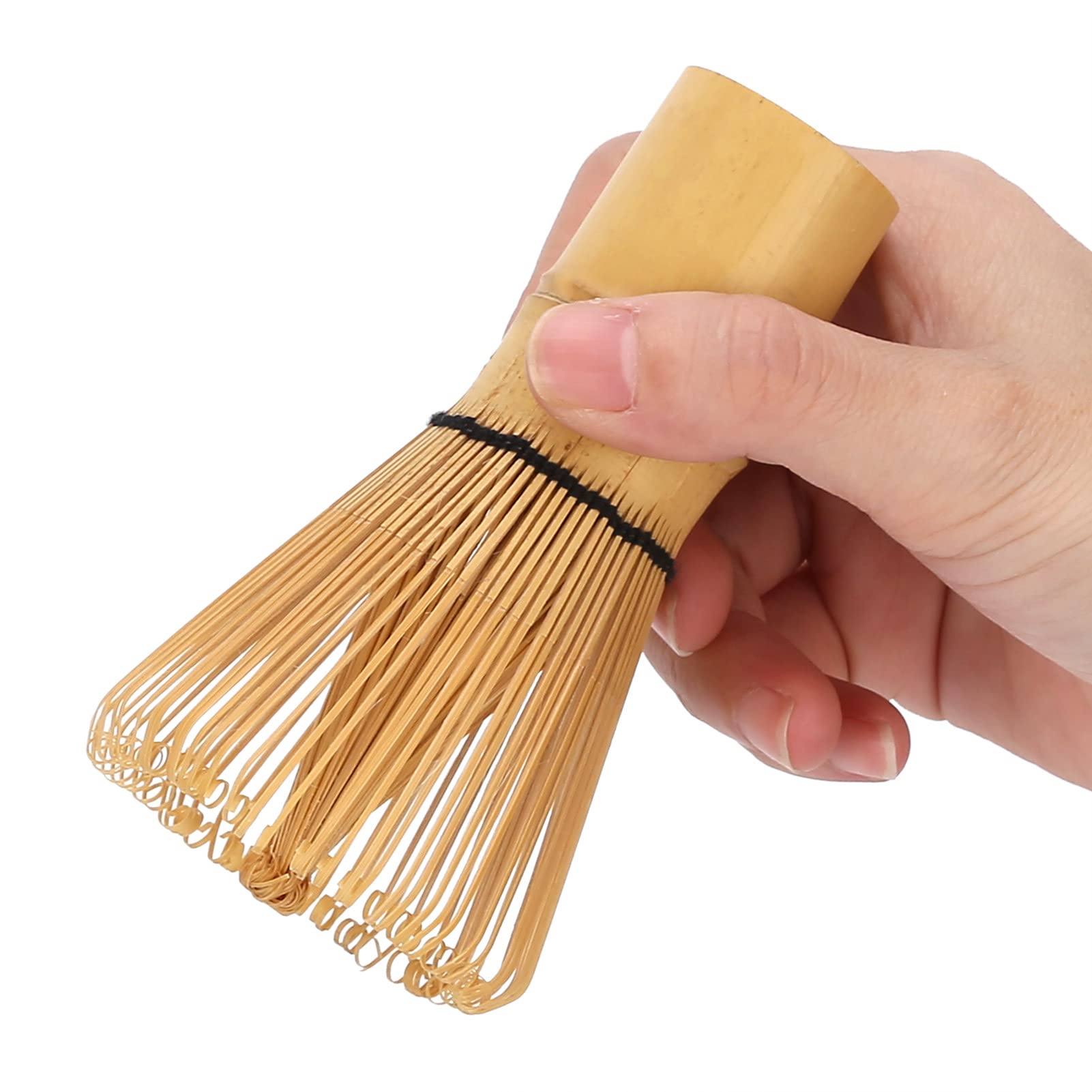 Premium Japanese Matcha Whisk - 100% Natural Bamboo Handmade Chasen for Traditional Matcha Tea Preparation | Perfect Tea Ceremony Accessory & Gift for Matcha Lovers (Home, Cafe, Zen Meditation)