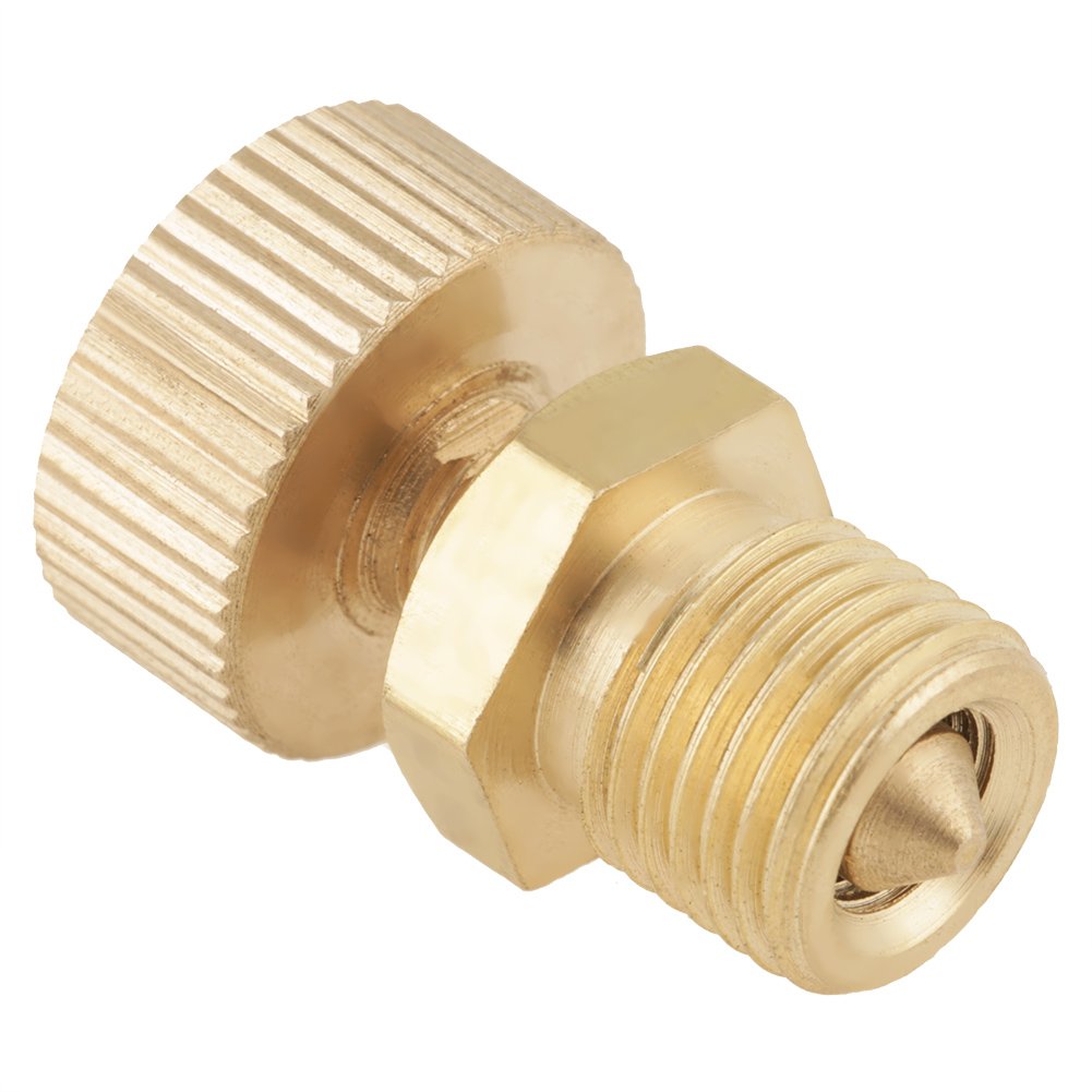 High Pressure Brass Bleed Valve Screw - Air Release Valve for Electric Pumps | Durable Accessory for Hydraulic Systems & Pressure Washers