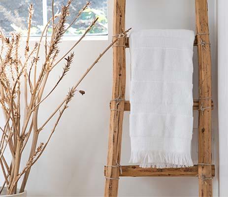 Annecy Soft Plush Cotton Bath Towel Set - 6 Piece White Luxury Towels for Spa, Bathroom & Pool | Ultra Absorbent & Quick Dry