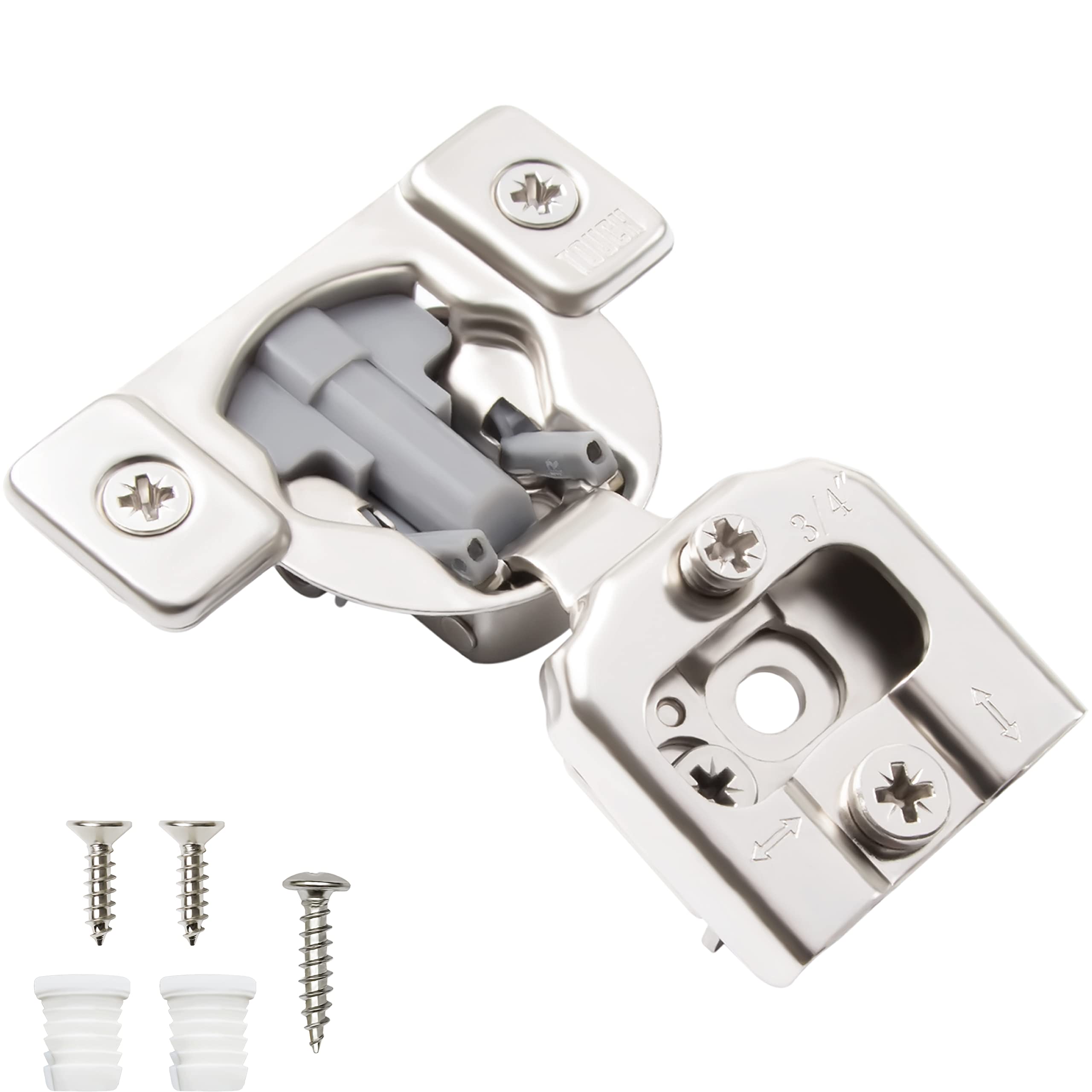 20 Pairs Soft Close Cabinet Hinges - 3/4