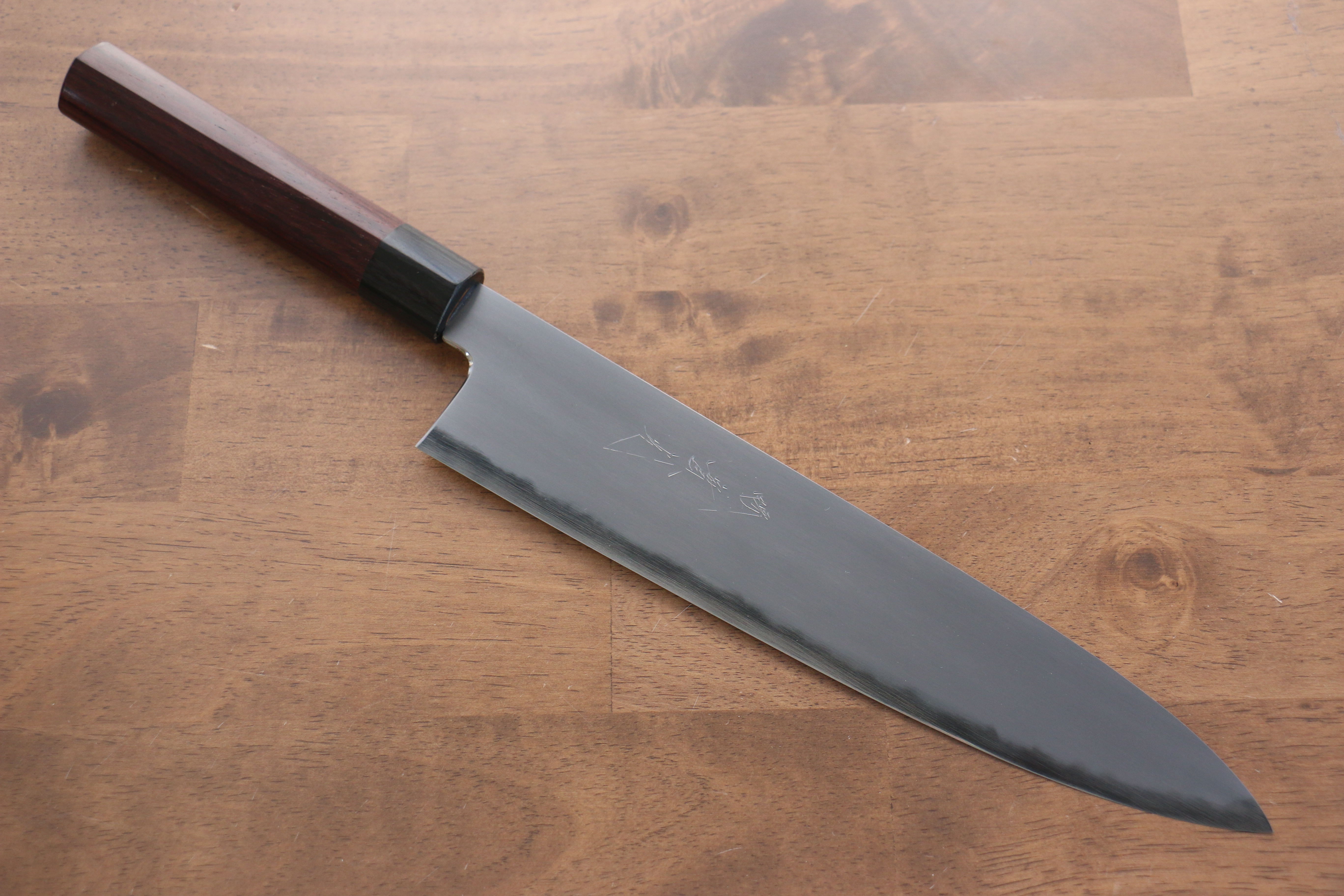 Premium Jikko White Steel No.2 Gyuto Japanese Chef Knife 270mm with Exquisite Shitan Handle - Perfect for Sushi, Sashimi & Meat Cutting