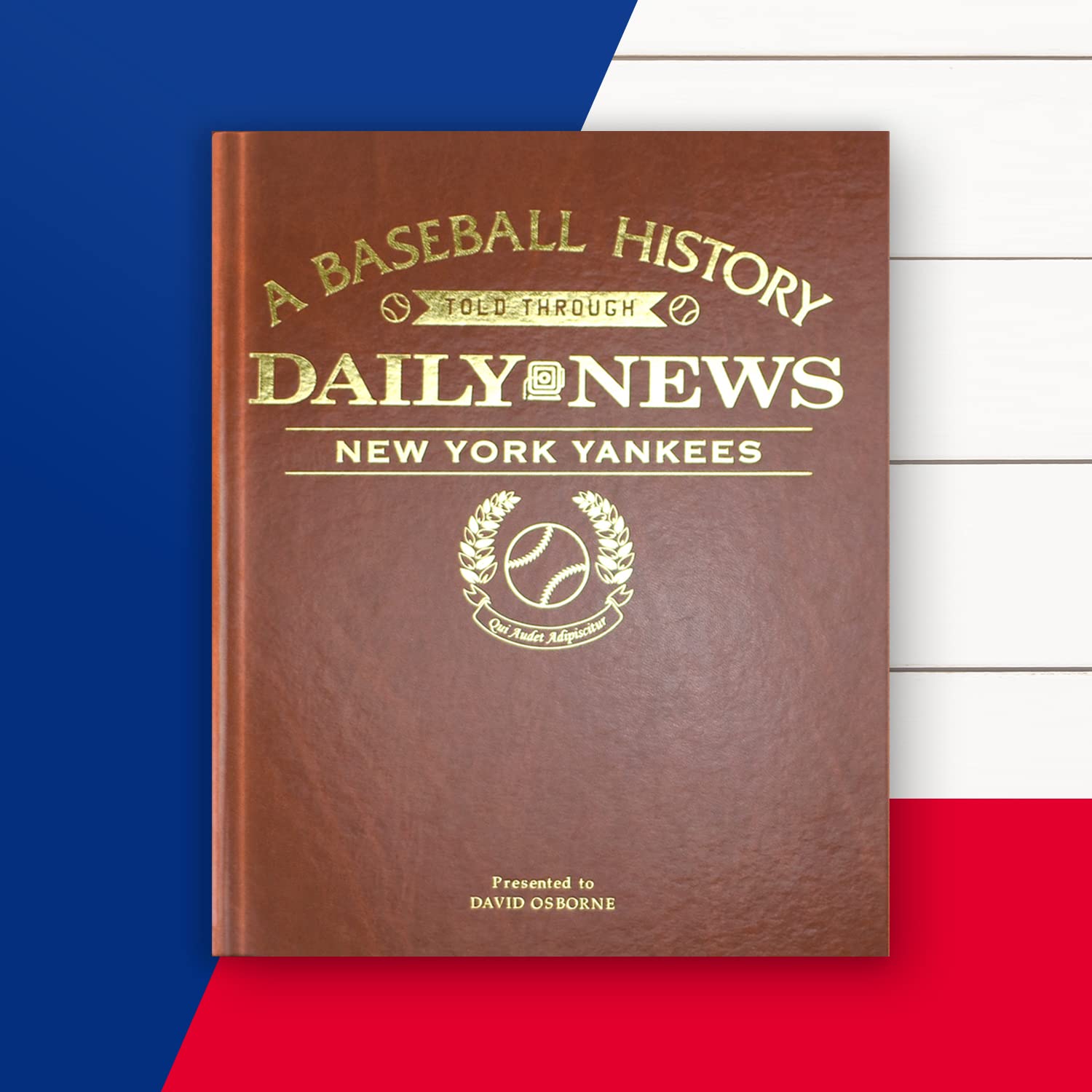 Personalized Baseball History Book - Custom MLB Gifts for Sports Fans - Vintage Newspaper Coverage of Major League Baseball | Perfect for Baseball Enthusiasts, Collectors & Unique Sports Memorabilia Gifts