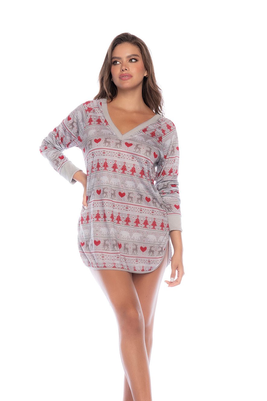 Mapale 7597 Women's Sleep Chemise - Soft & Comfortable Nightgown for Relaxing Sleep | Perfect for Bedtime, Lounging & Travel