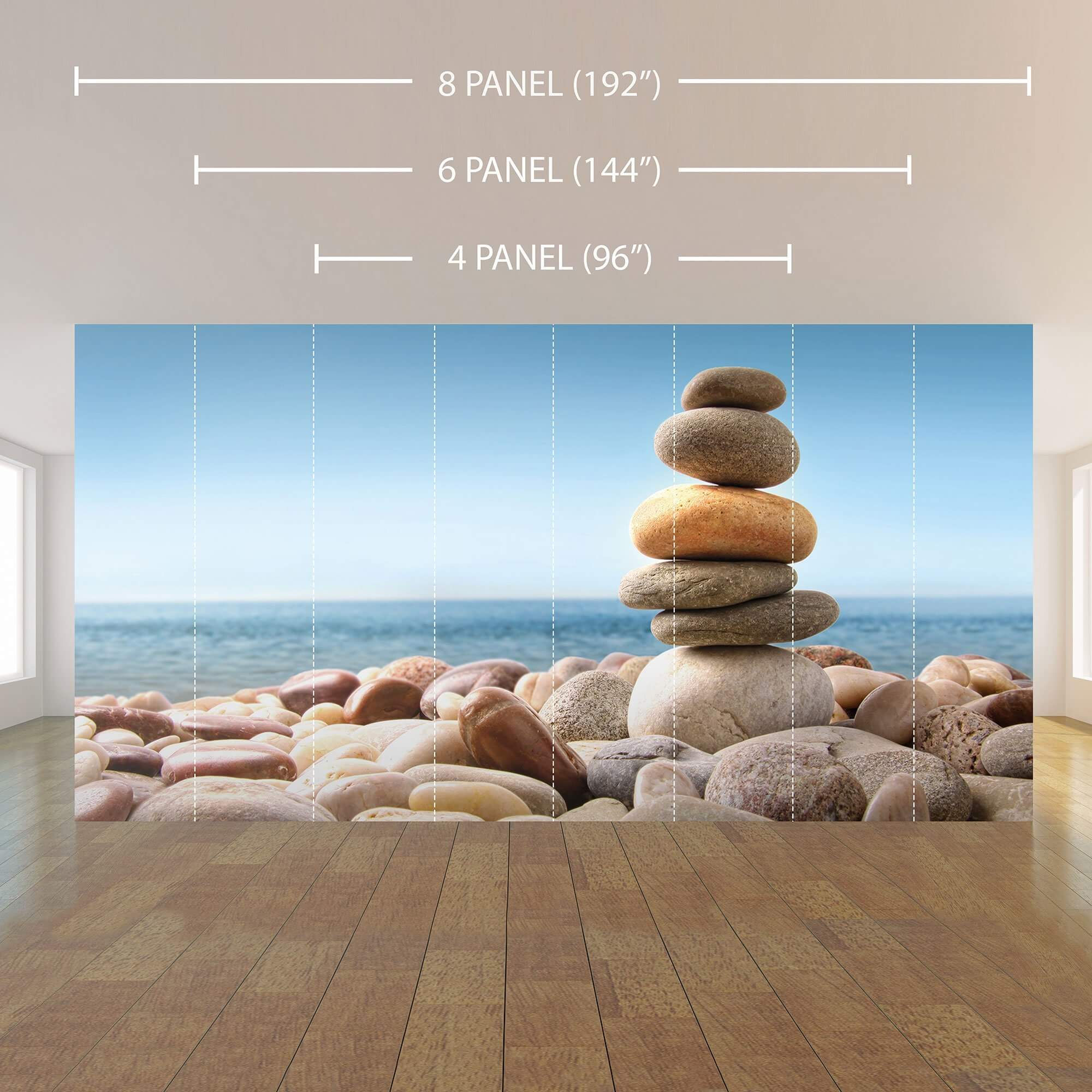 Blue Zen Peel and Stick Removable Wall Mural - 1360