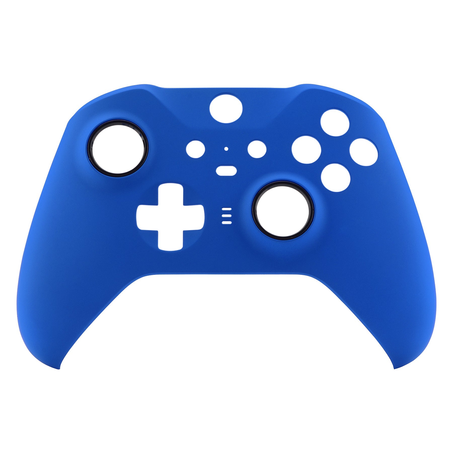 eXtremeRate Blue Replacement Front Housing Shell Case with Accent Rings for Xbox One Elite Series 2 & Elite 2 Core Controller (Model 1797) - Customize Your Gaming Setup for Enhanced Performance
