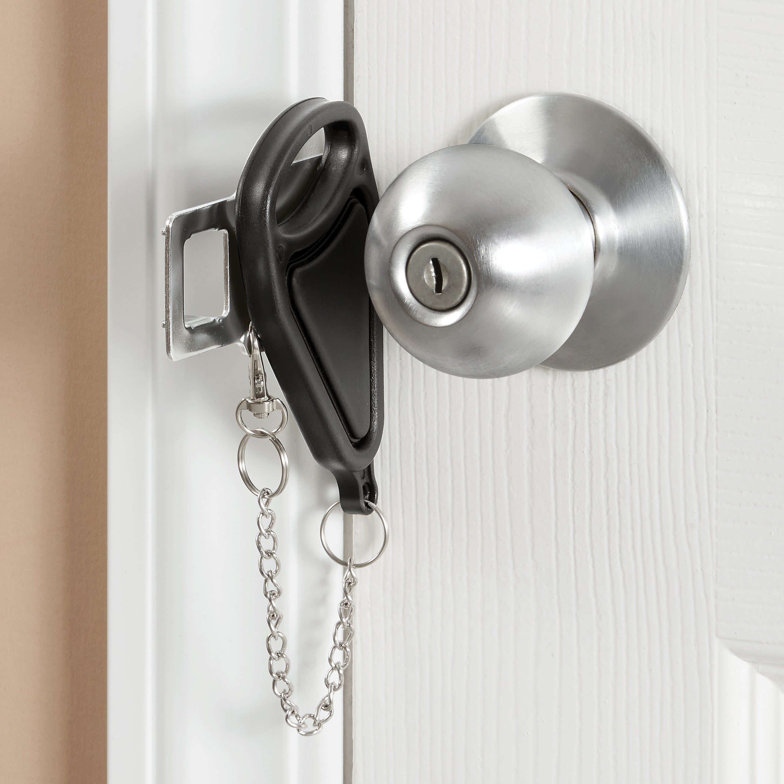Portable Door Lock - Travel Security Lock for Home, Hotel & Apartment - Extra Safety for Solo Travelers & Renters