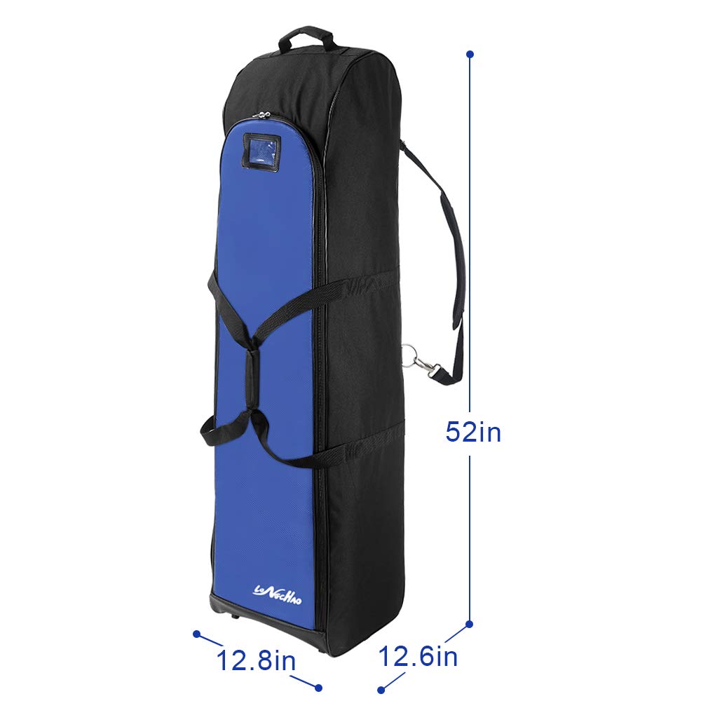 Premium Hard Golf Travel Bag - Durable 600D PVC Golf Club Case with Hard Support | Portable Golf Carry Cover for Airplane & Road Trips | Perfect for Golfers Traveling with Clubs