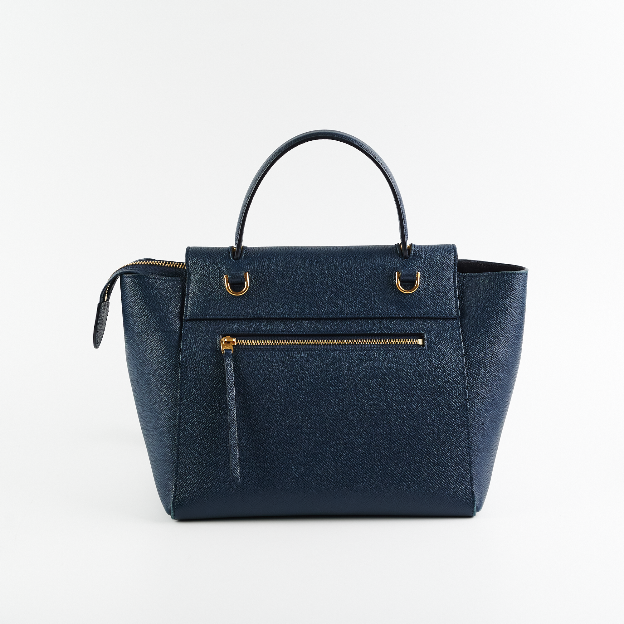 Celine Micro Belt Bag for Women | Dark Blue Crossbody Bag | Luxury Leather Handbag for Work, Travel & Everyday Use