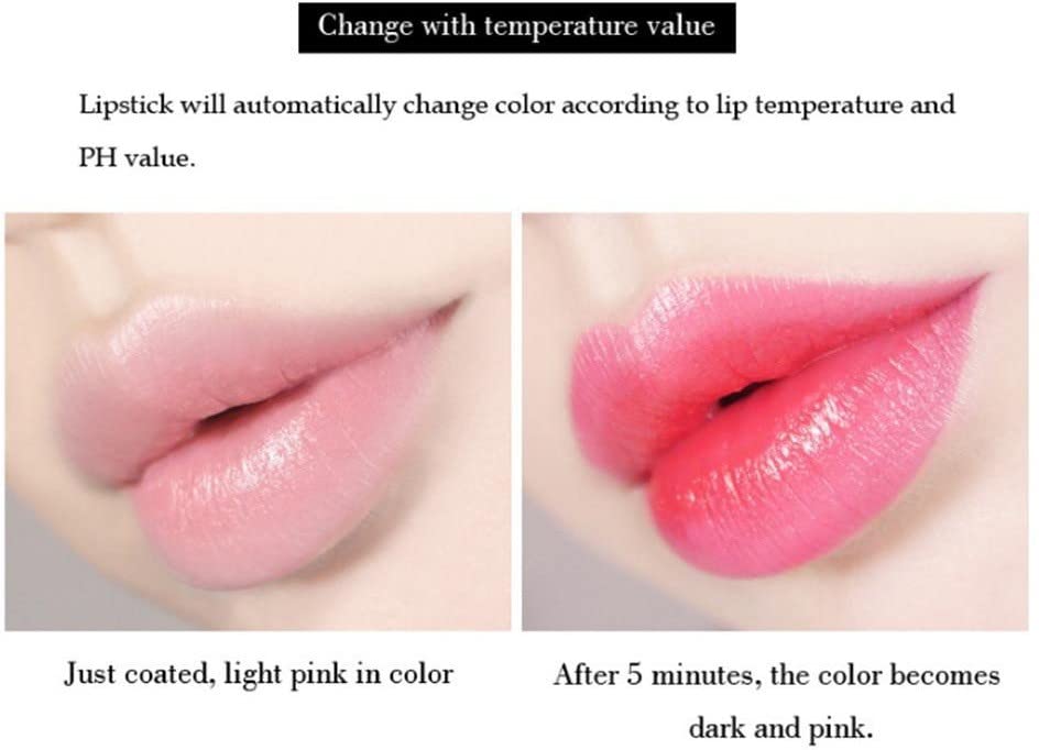 Color Changing Waterproof Lip Gloss with Glossy Finish - Long Lasting Hydrating Lipstick for Day & Night Wear, Perfect for Parties, Dates & Everyday Use