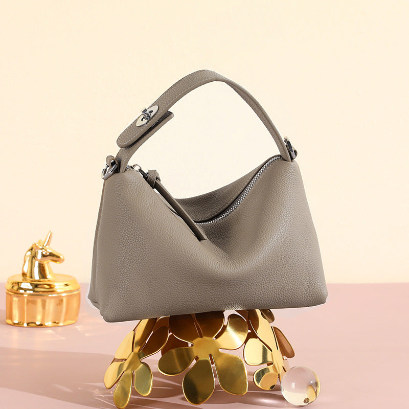 Genuine Leather Shoulder Bag for Women - Stylish Tote & Crossbody Purse - Perfect for Work, Travel & Everyday Use