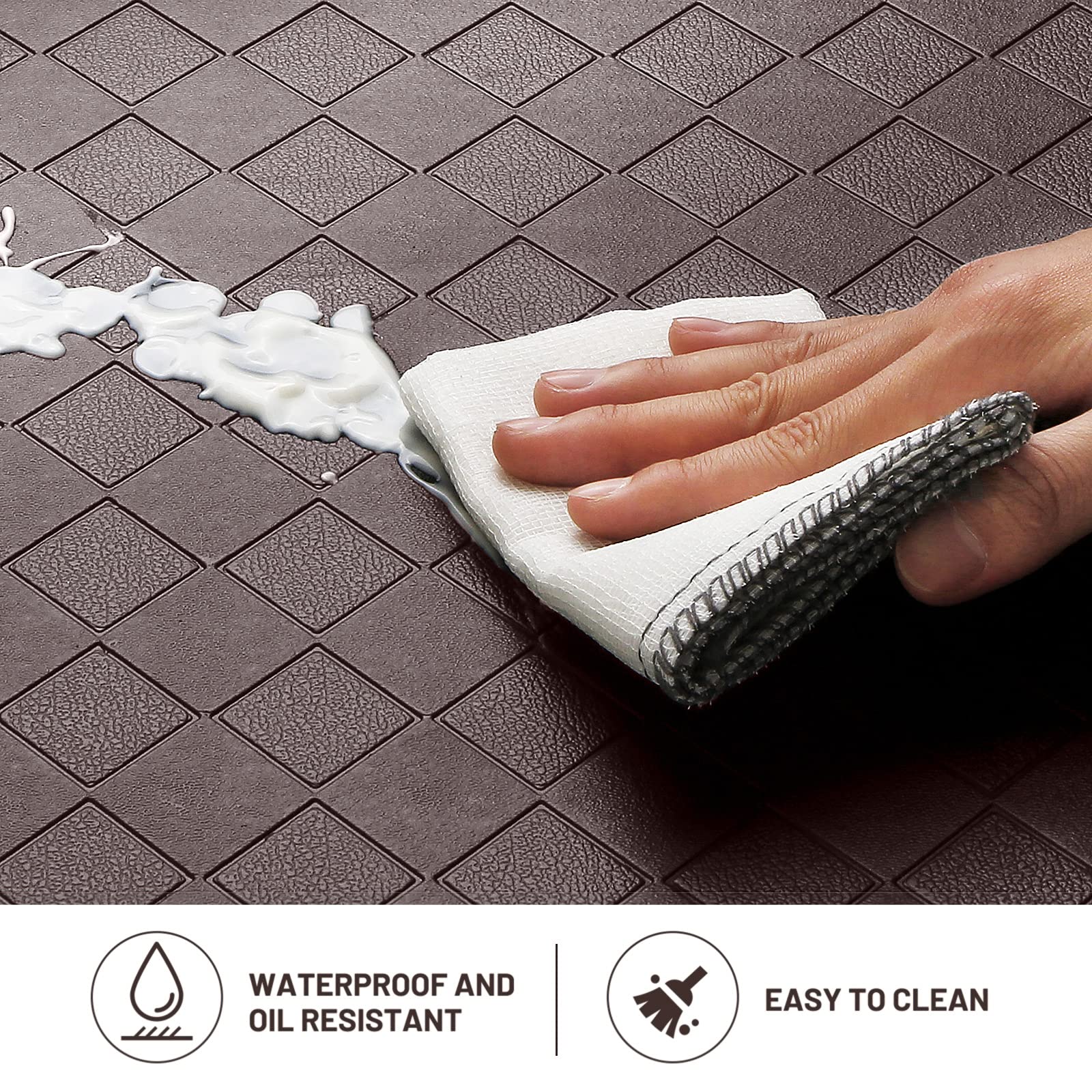 HappyTrends Kitchen Mat - Cushioned Anti-Fatigue Rug, 17.3