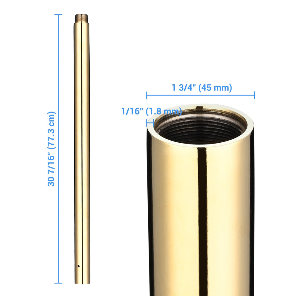 TheLAShop 750mm (45mm) Professional Dance Pole Extension - Perfect for Home Dance Practice, Pole Fitness & Studio Training
