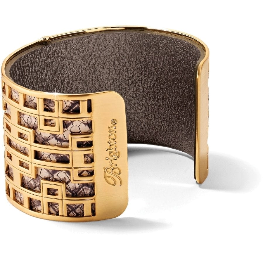 Christo Lyon Wide Cuff Bracelet Set for Women - Fashion Jewelry Gift for Her - Elegant Bangle Set for Parties, Weddings & Special Occasions