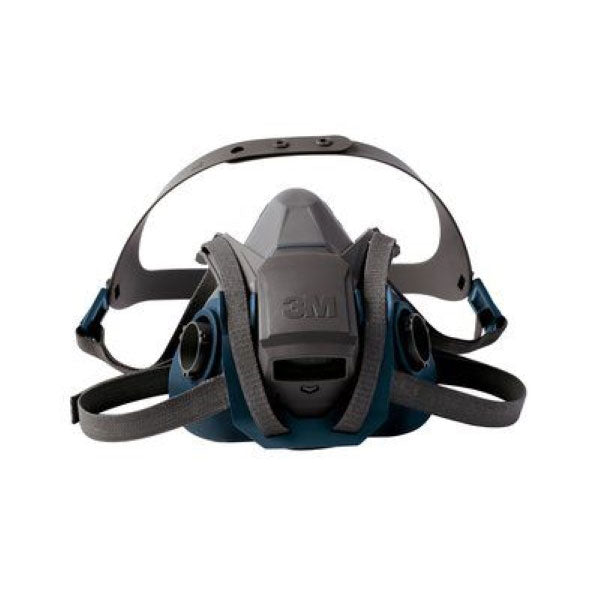 3M 49490 6502QL Quick Latch Half Facepiece Reusable Respirator - Medium Size for Painting, Woodworking & Construction Safety Protection