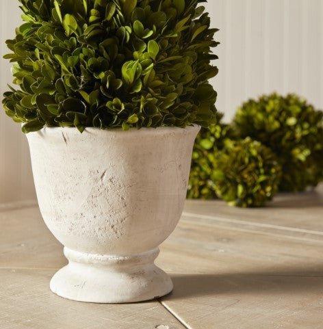 Artificial Boxwood Cone Topiary in Decorative Pot - Perfect for Indoor & Outdoor Home Decor, Wedding Centerpieces, and Office Greenery