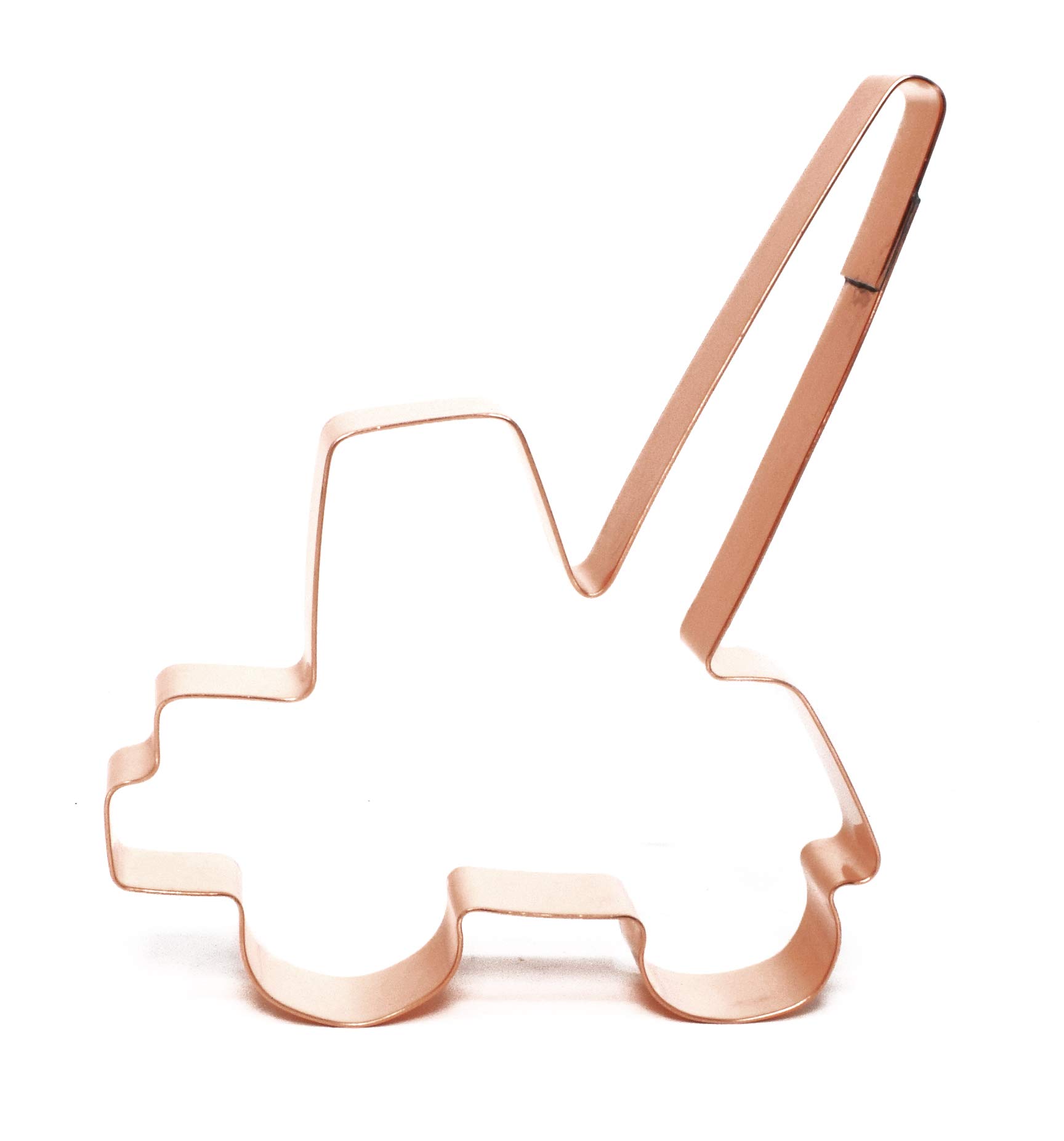 Heavy Duty Construction Crane Cookie Cutter - Metal Steel Building Vehicle Shape Dough Cutter for Construction Theme Birthday Party, DIY Baking, Kids Play Dough Activities
