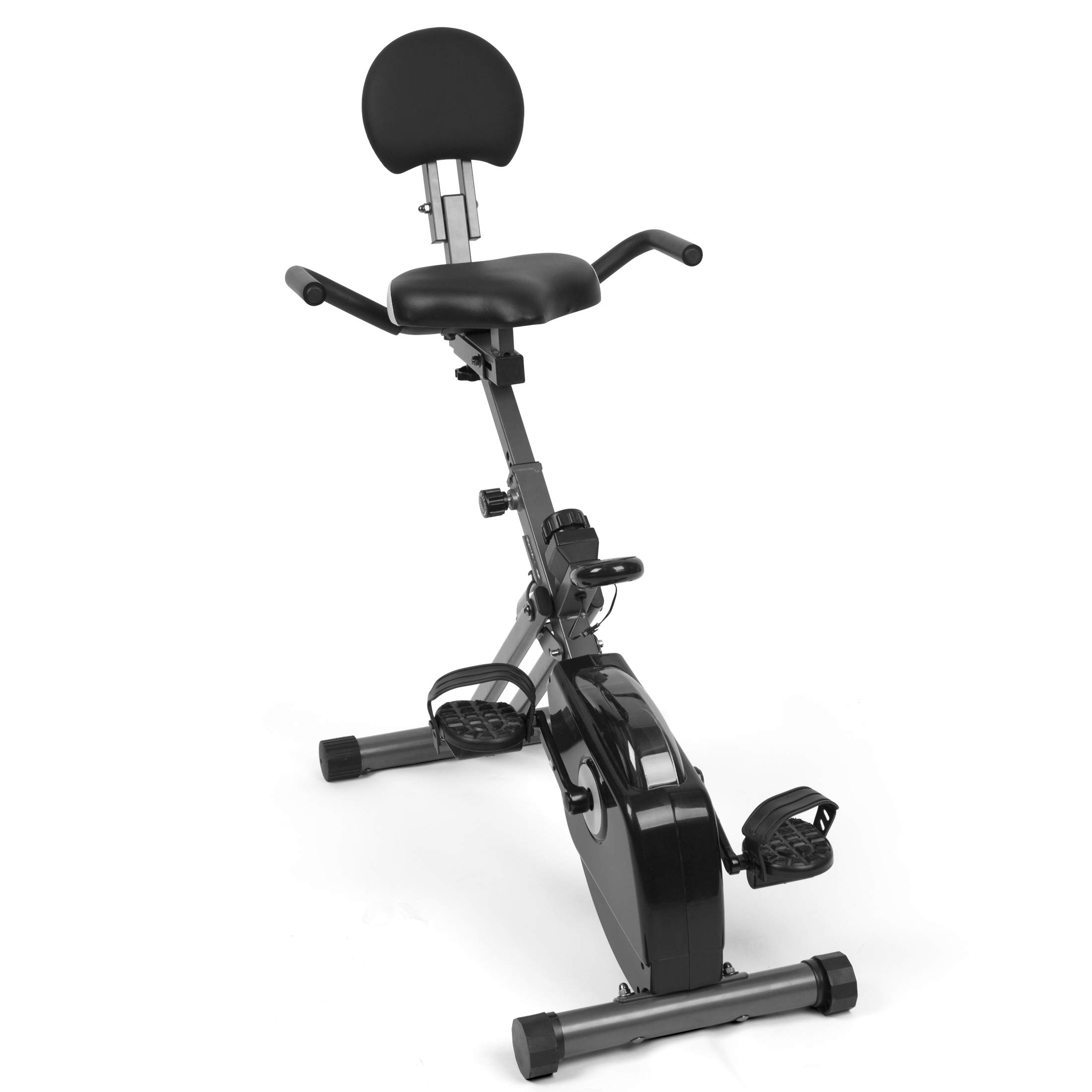 Ultrasport Senior Fitness Trainer - Foldable Recumbent Exercise Bike & Mini Elliptical for Home Workouts | Perfect for Elderly Low-Impact Cardio & Physical Therapy