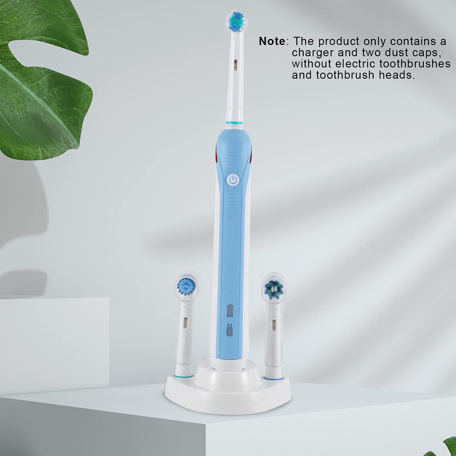 Oral-B 3757 Electric Toothbrush Charger - Portable Inductive Charging Base with Power Cord, 2 Toothbrush Head Holders & 2 Dust Caps - Perfect Travel Replacement for Oral-B Smart Series (Ideal for Home, Office & Vacation Use)