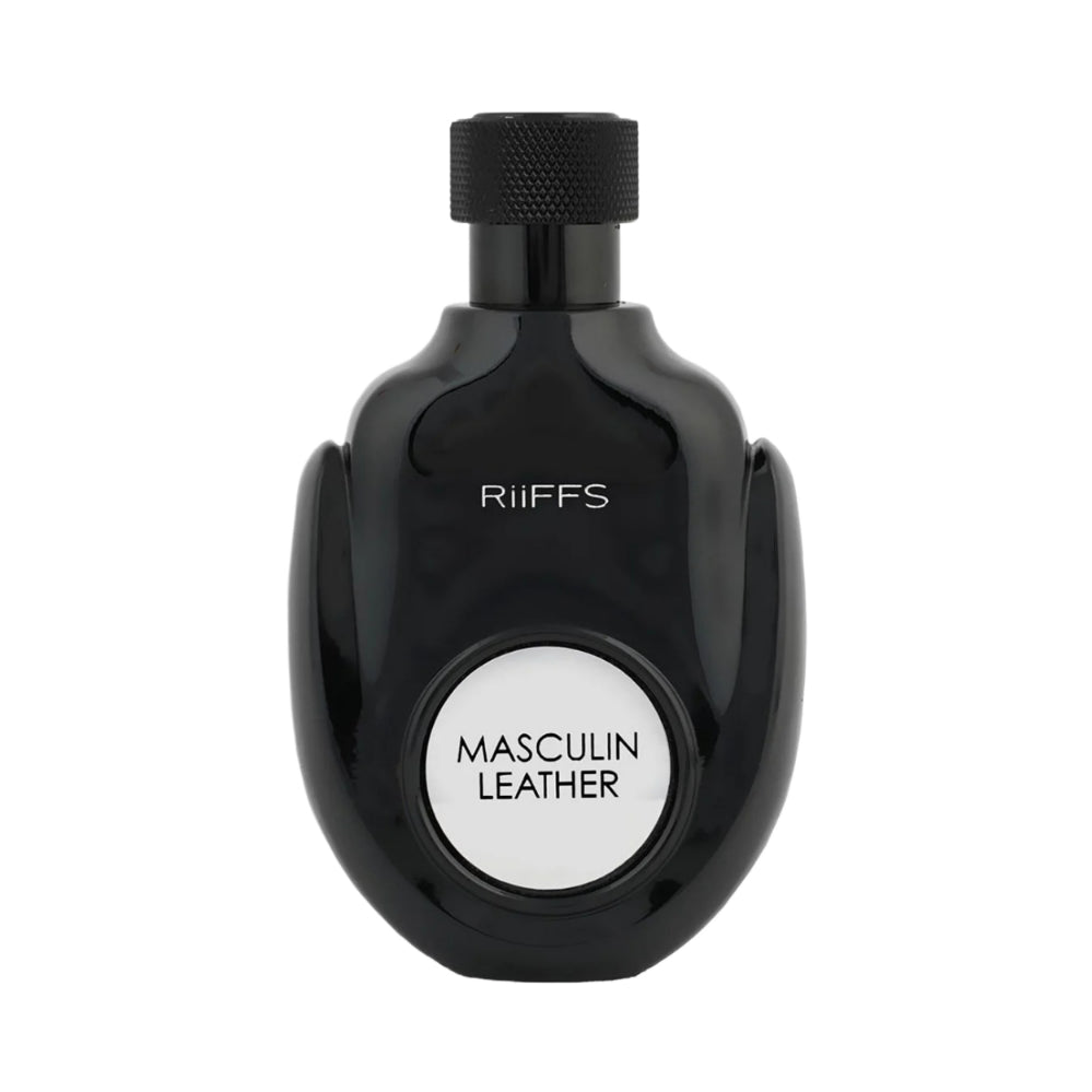 Premium Masculine Leather Eau de Parfum for Men - 100ml Long-Lasting Cologne with Rich Leather & Woody Notes - Perfect for Date Nights, Business Meetings & Special Occasions