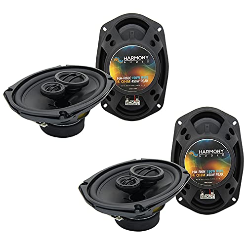 Harmony Audio HA-R69 6x9 Inch 2-Way Car Speakers Bundle - Premium Factory Speaker Upgrade for Dodge Avenger (2007-2014) | Enhanced Sound Quality for Music & Road Trips