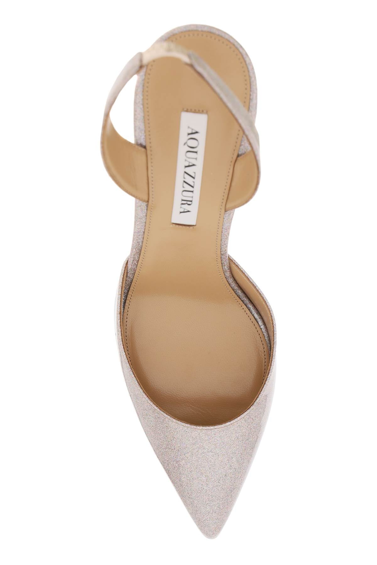 Aquazzura 'So Nude' 85mm Slingback Pumps - Elegant Nude Heels for Women, Perfect for Weddings, Parties & Office Wear