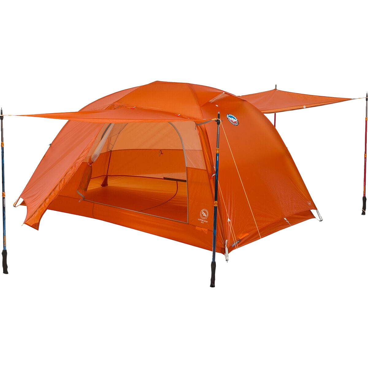 Big Agnes Copper Spur UL2 Ultralight Backpacking Tent - 2 Person, 3 Season, Lightweight & Waterproof for Camping, Hiking & Outdoor Adventures