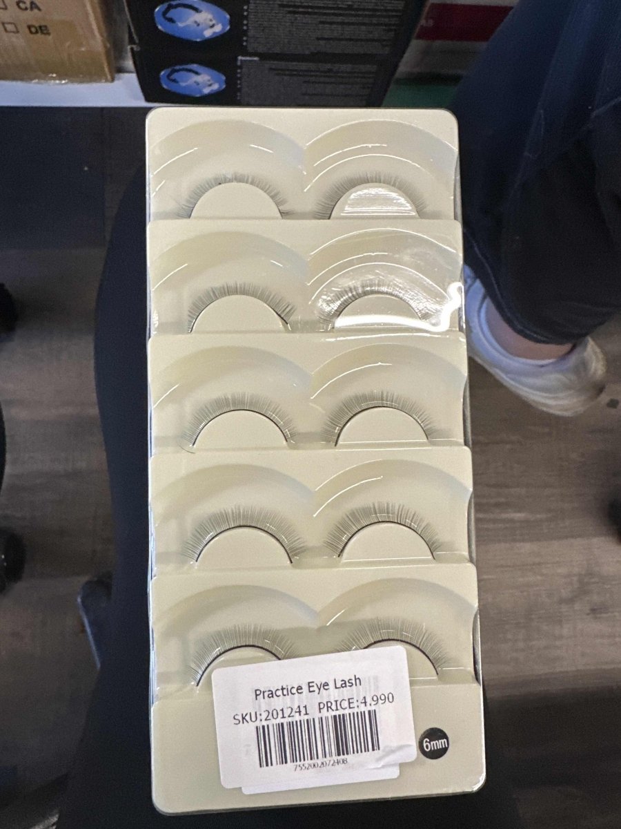 Professional False Eyelashes for Practice - Natural Looking, Reusable, Easy to Apply | Perfect for Beginners, Makeup Artists & Cosplay Enthusiasts | Enhance Your Eye Makeup for Parties, Weddings & Special Occasions