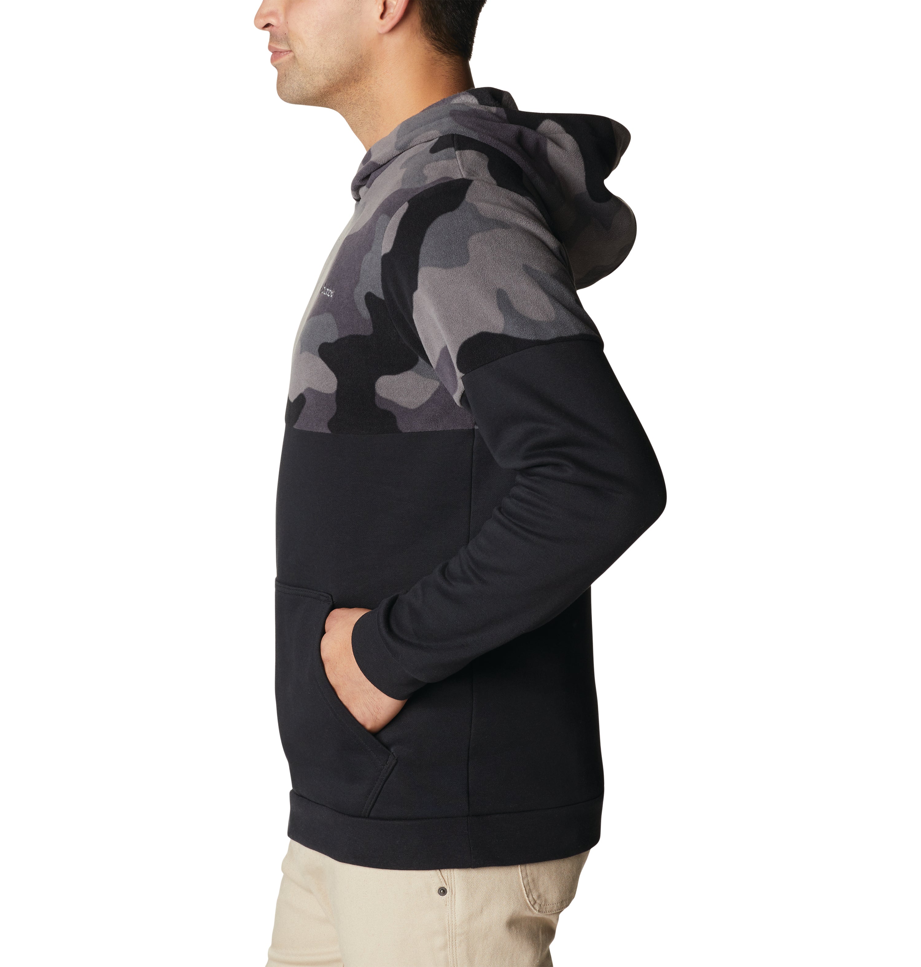 Columbia Men's Trek Printed Hoodie - Lightweight Fleece Pullover for Hiking, Camping & Outdoor Adventures