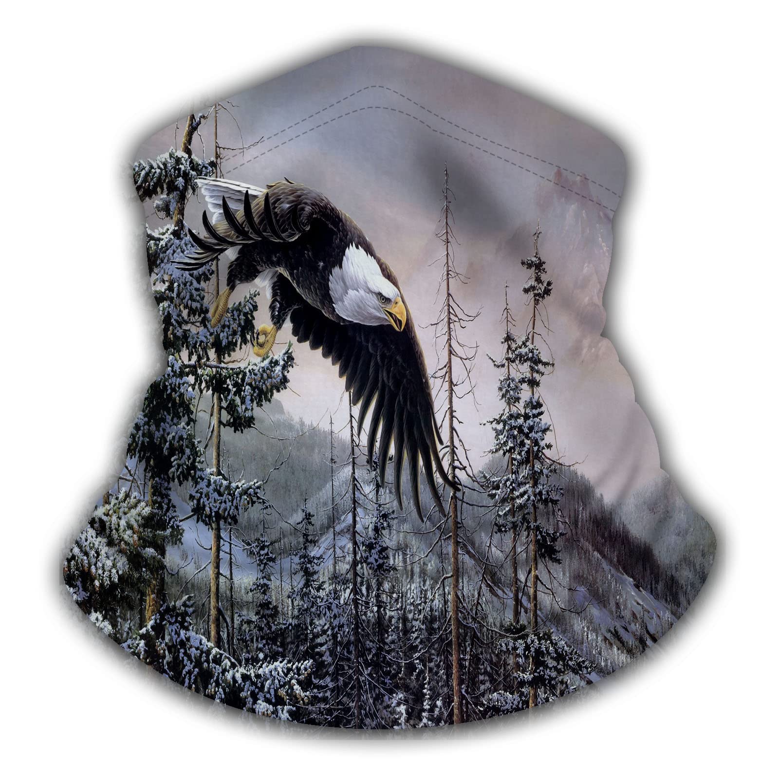 WONDERTIFY Pink Flamingo Neck Warmer - Soft & Warm Winter Scarf for Women & Men - Perfect for Outdoor Activities, Skiing, Hiking & Cold Weather