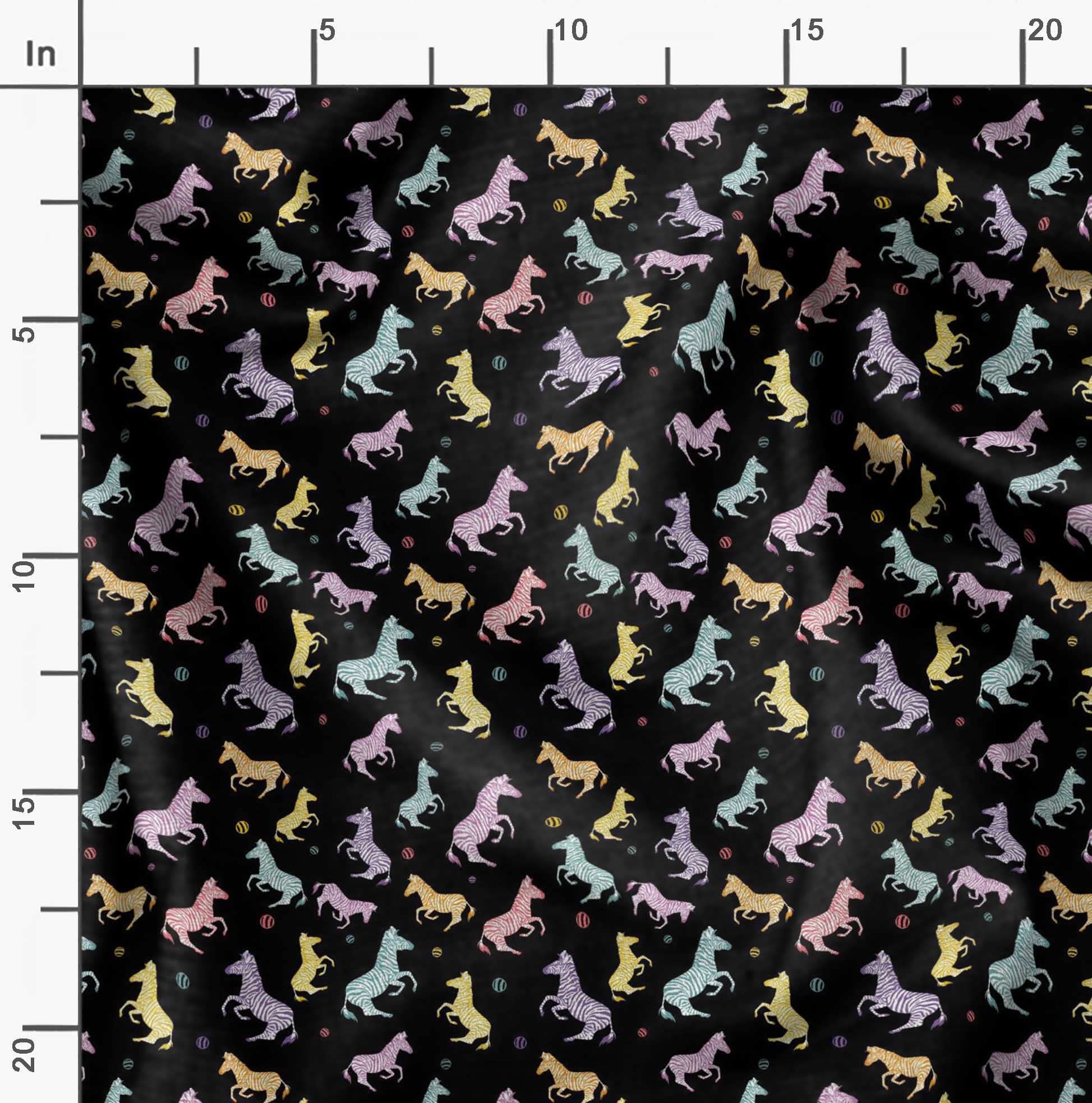 Soimoi Moss Georgette Black Fabric by The Yard - 42 Inch Wide Wild Animal Print Material - Nature-Inspired Textiles for Fashion Dresses, Scarves & Home Decor