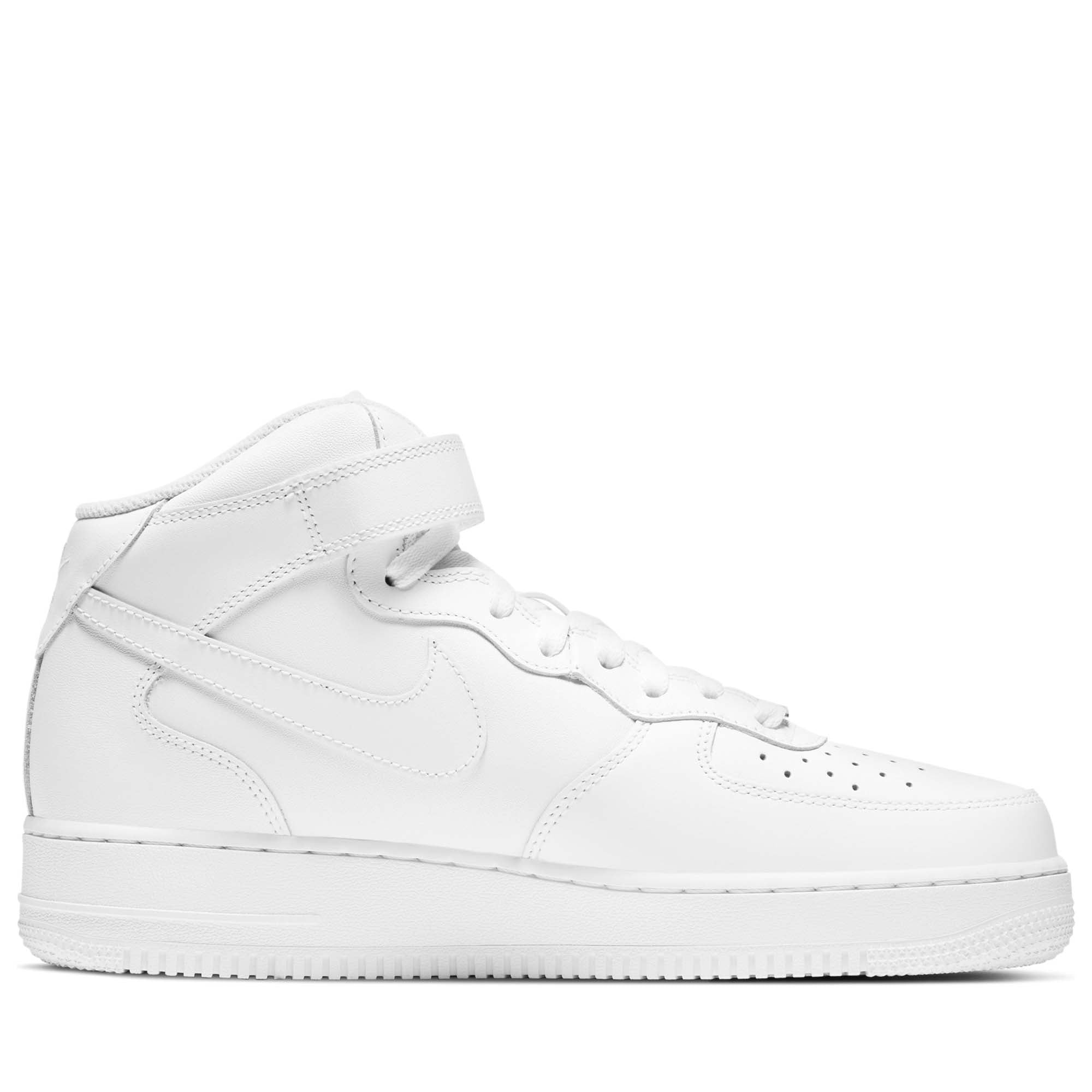 Nike Air Force 1 Mid '07 Sneakers - White/White - Men's Basketball Shoes for Casual Wear & Street Style