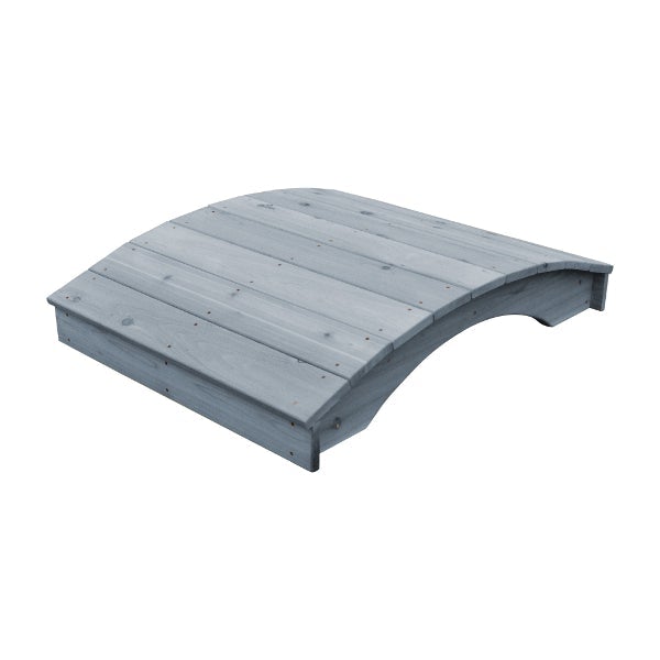 Wooden Plank Garden Bridge for Outdoor Landscaping - Perfect for Pathways, Ponds & Backyard Decor