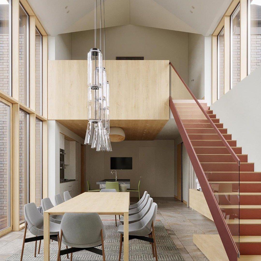 Modern Cylindrical Glass Pendant Light Fixture - Elegant Hanging Chandelier for Kitchen Island, Dining Room & Bedroom Lighting Decor