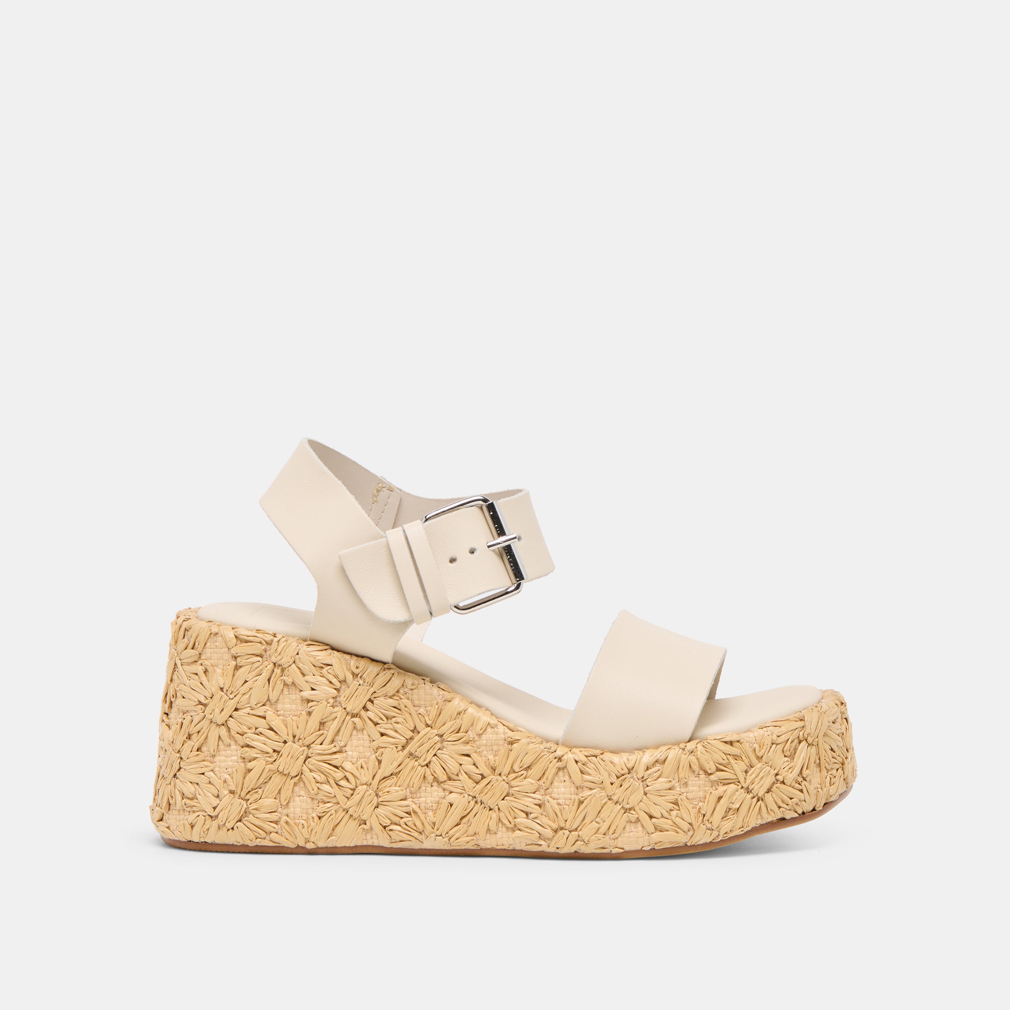 AURI Women's Wedge Sandals - Genuine Bone Leather Comfortable Heels for Summer, Beach, and Casual Outings