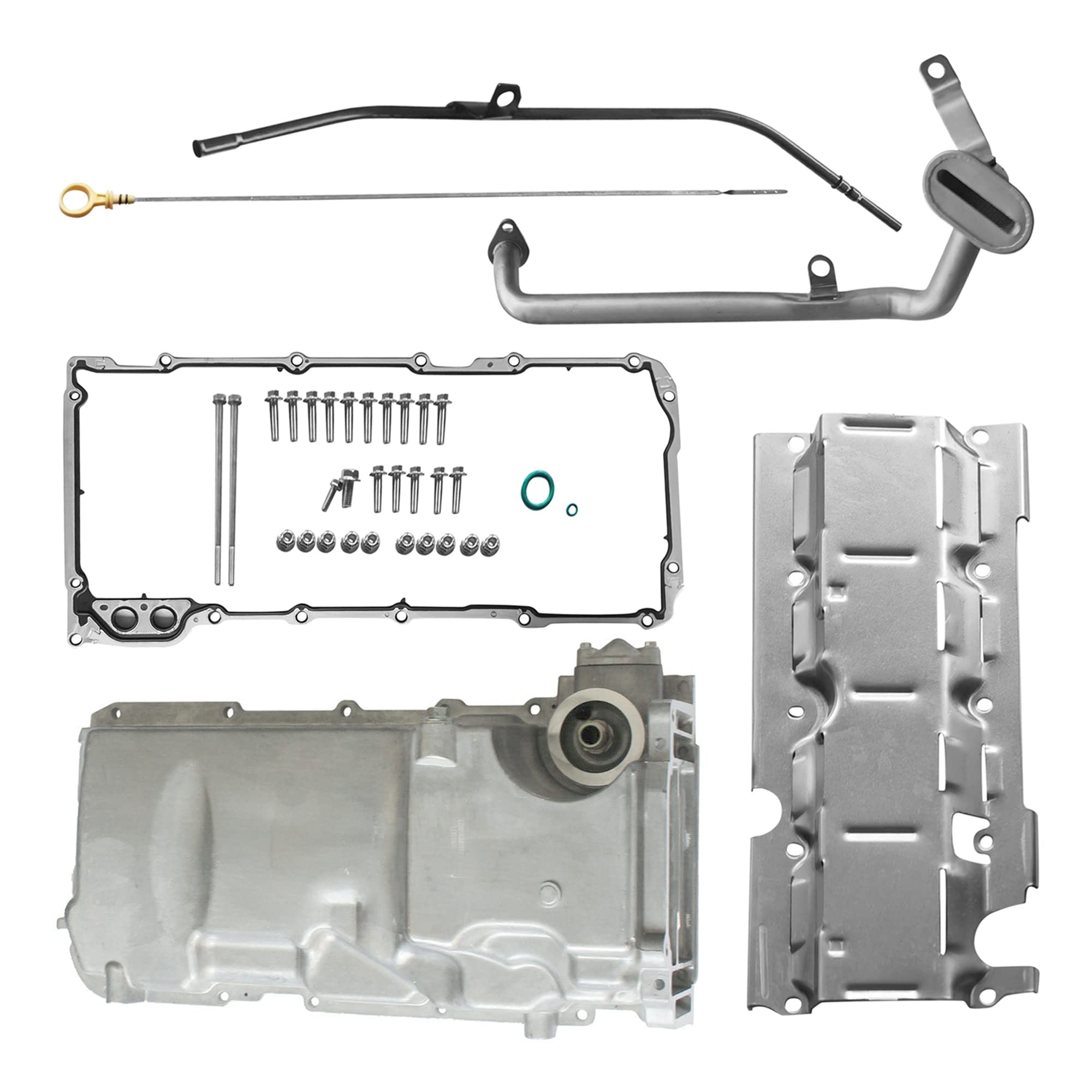 High Performance Muscle Car Engine Oil Pan Kit 19212593 for Chevy GM LS1 LS3 LSA LSX - Compatible with Most GM 1955-1995 V8 RWD Muscle Cars - Perfect for Engine Upgrades & Restoration Projects