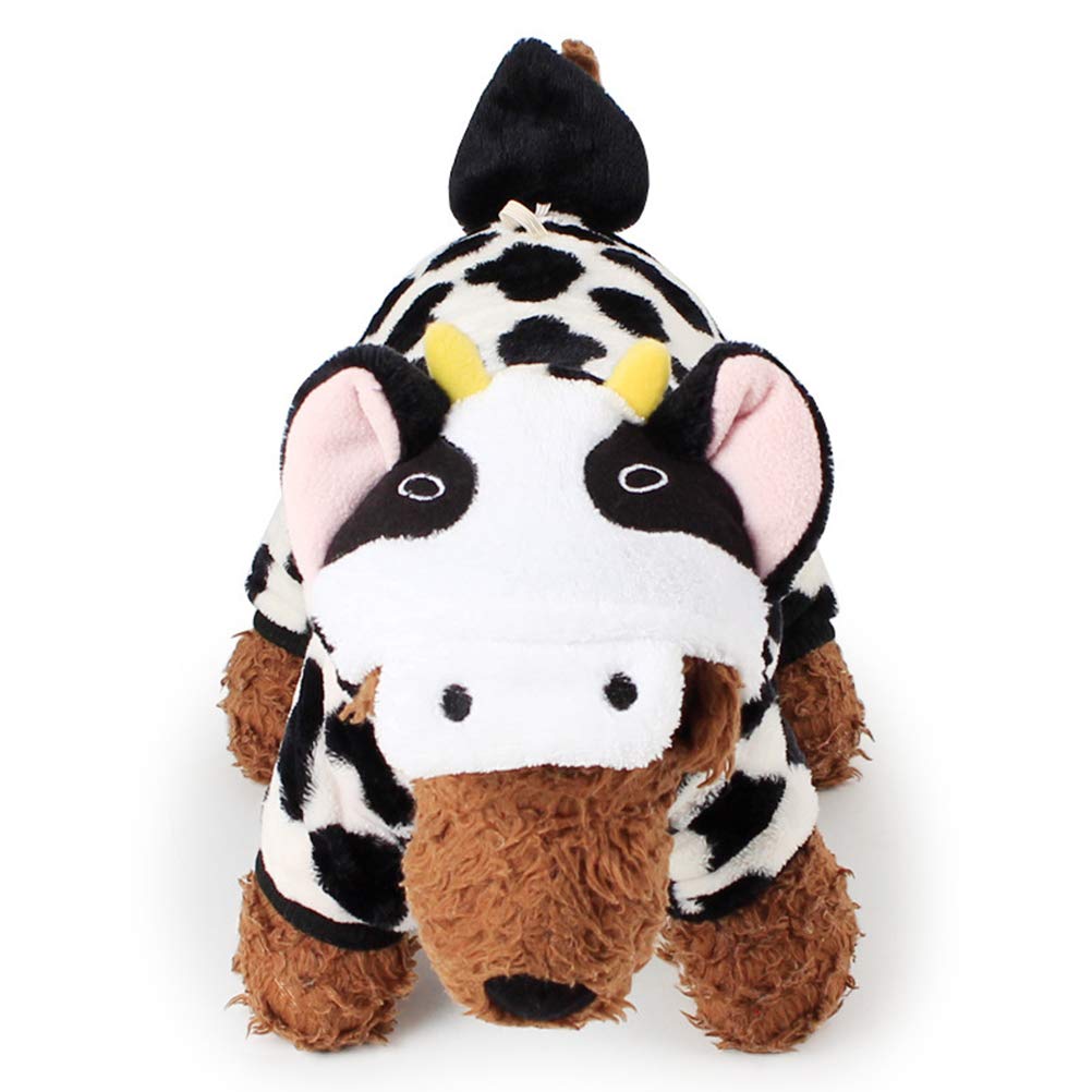 UKCOCO Halloween Dog Costume - Milk Cow Outfit Jumpsuit for Pets, Puppy Supplies (Size XL) - Perfect for Halloween Parties, Pet Parades & Photo Shoots