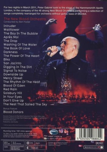 Peter Gabriel - New Blood / Live in London Concert DVD | Live Performance Music Video | Perfect for Home Entertainment & Music Collectors
