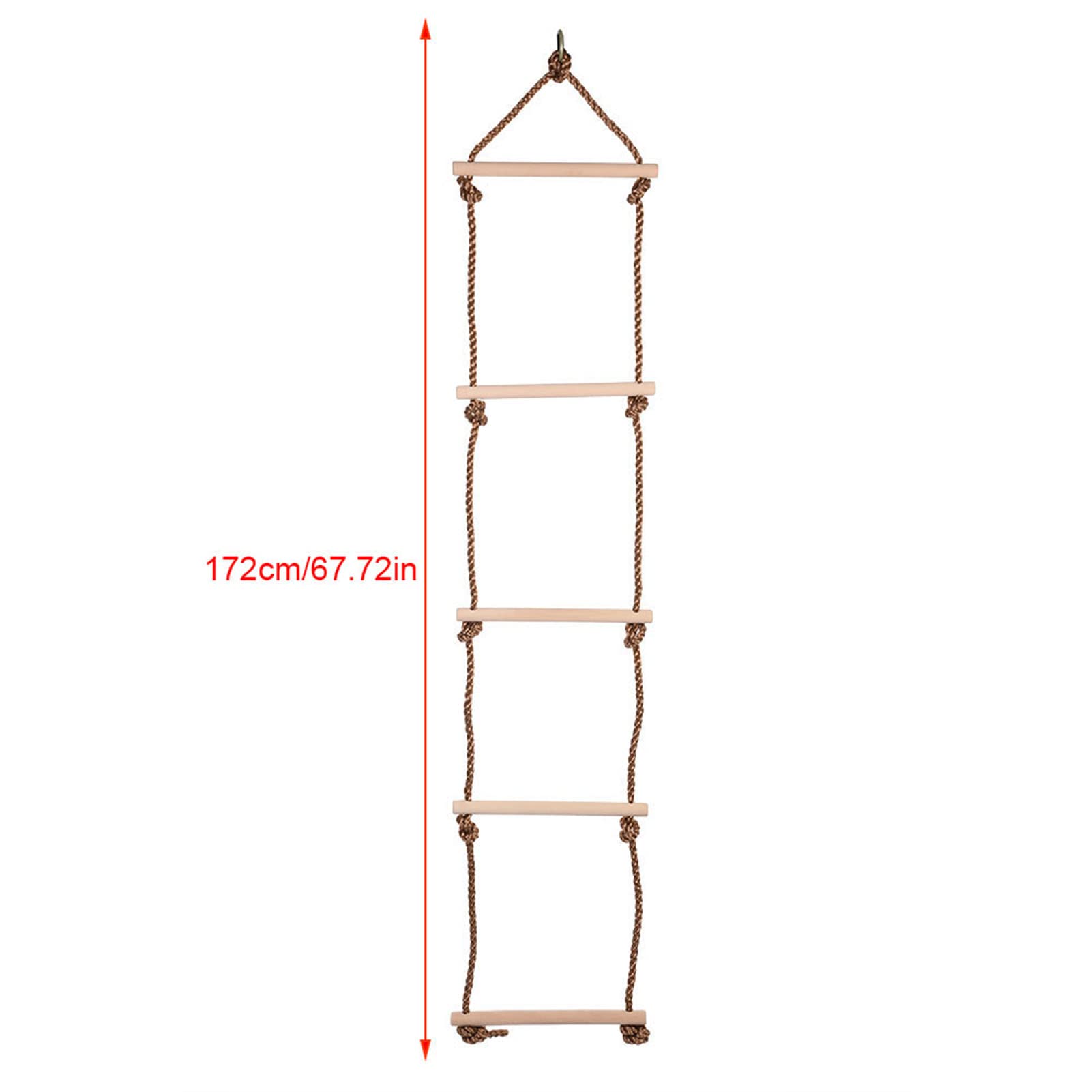 VGEBY Kids Climbing Swing Set - Outdoor Rope Ladder & Hanging Swing for Backyard Play, Tree Climbing, and Garden Exercise Equipment - Perfect for Backyard Fun, Playground, and Outdoor Adventures