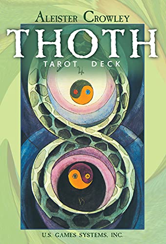 Aleister Crowley Thoth Tarot Deck - Authentic Occult Tarot Cards for Divination, Meditation & Spiritual Guidance | Perfect for Beginners & Advanced Readers