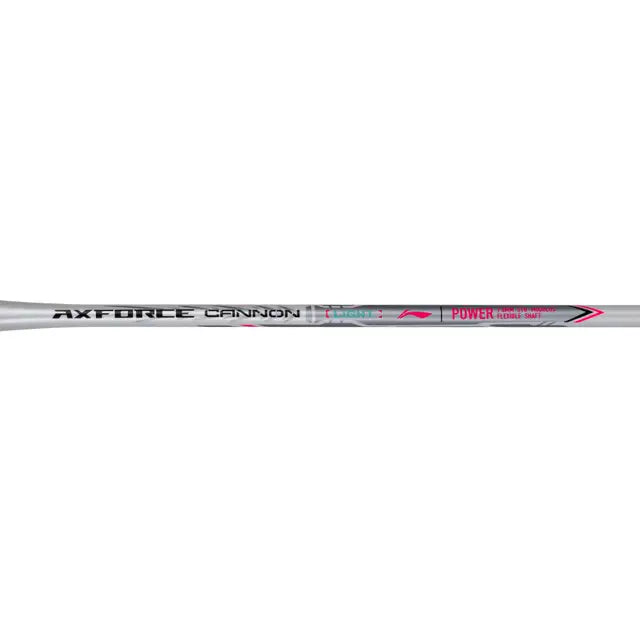 Li Ning Axforce Cannon White Badminton Racket - Professional Prestrung Racquet for Advanced Players | Perfect for Tournaments & Training Sessions | Made in China