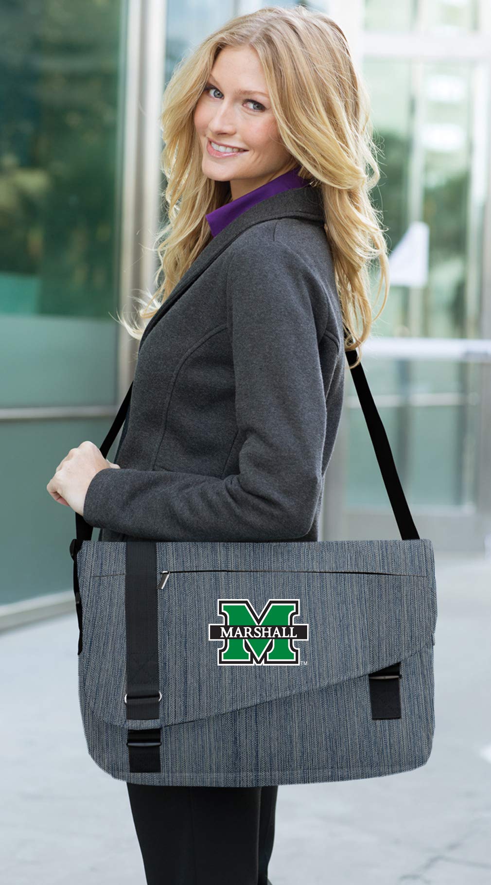 **Marshall University Laptop Bag - Premium Messenger Bag for College Students & Professionals - Perfect for Work, School & Travel**