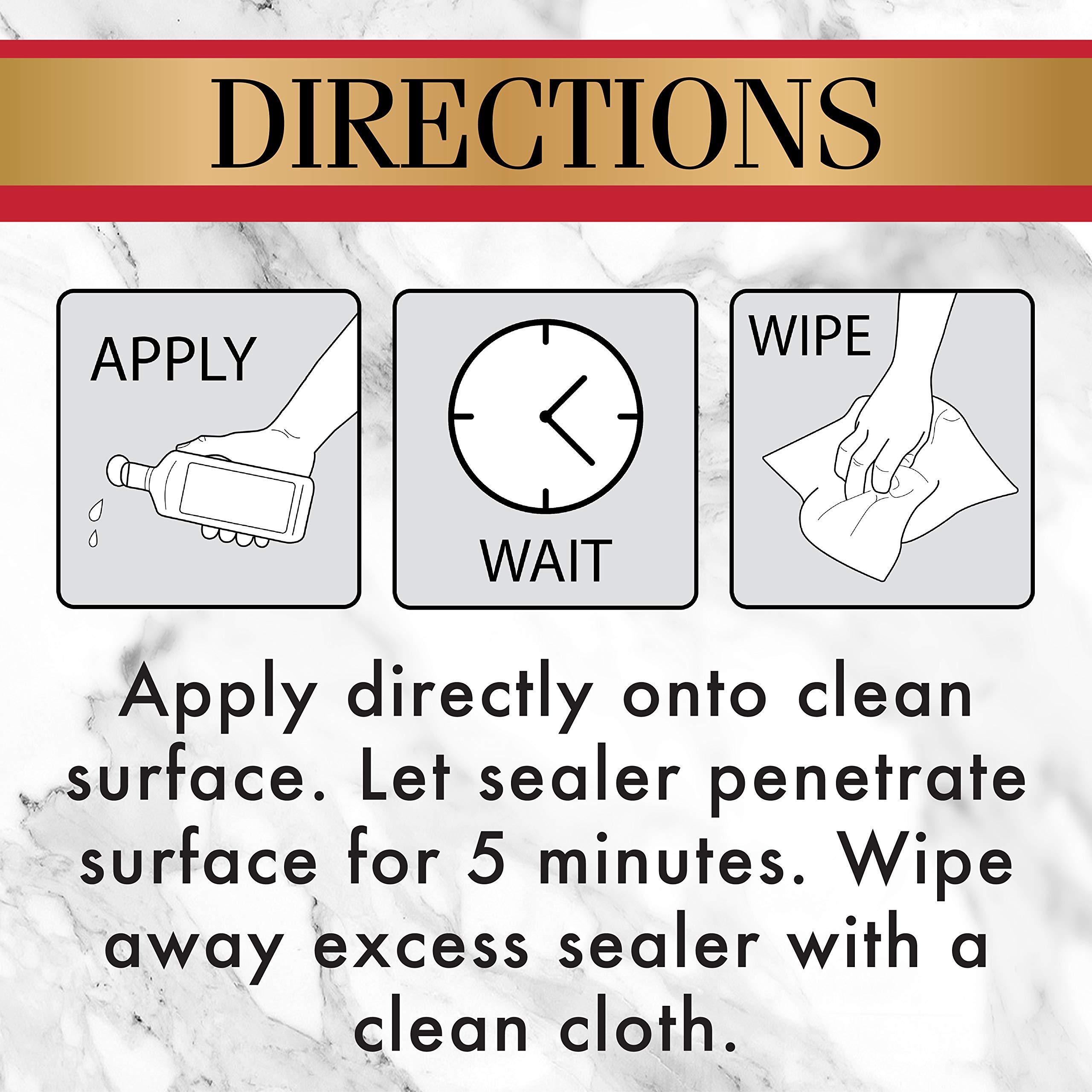 Stone Care International Granite Stone Sealer - 16oz Water-Based Sealer for Granite, Marble, Soapstone, Quartz, Quartzite, Slate, Limestone & Corian - Protects Countertops, Tile & Laminate Surfaces from Stains & Damage - Ideal for Kitchen, Bathroom & Outdoor Use