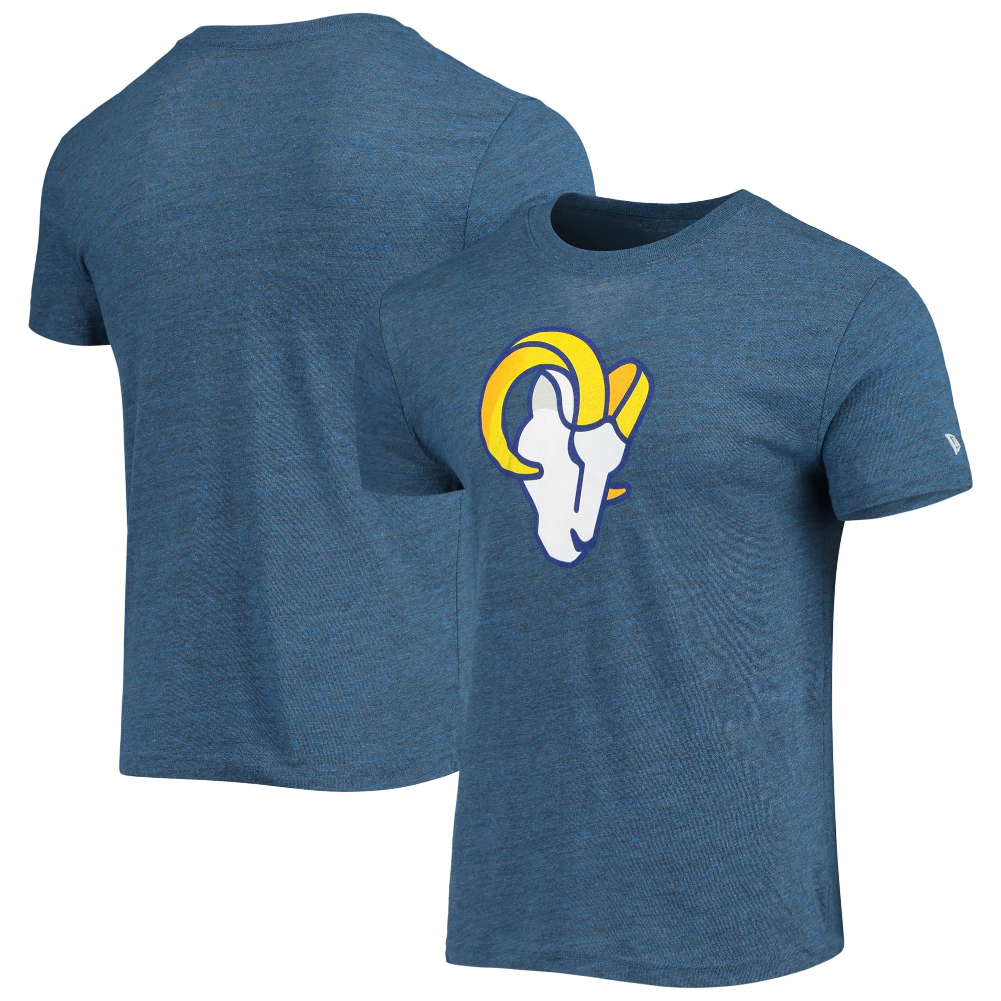 New Era Men's Heathered NFL Alternative Logo Tri-Blend T-Shirt - Comfortable & Stylish Football Fan Apparel for Game Day, Casual Wear & Sports Events